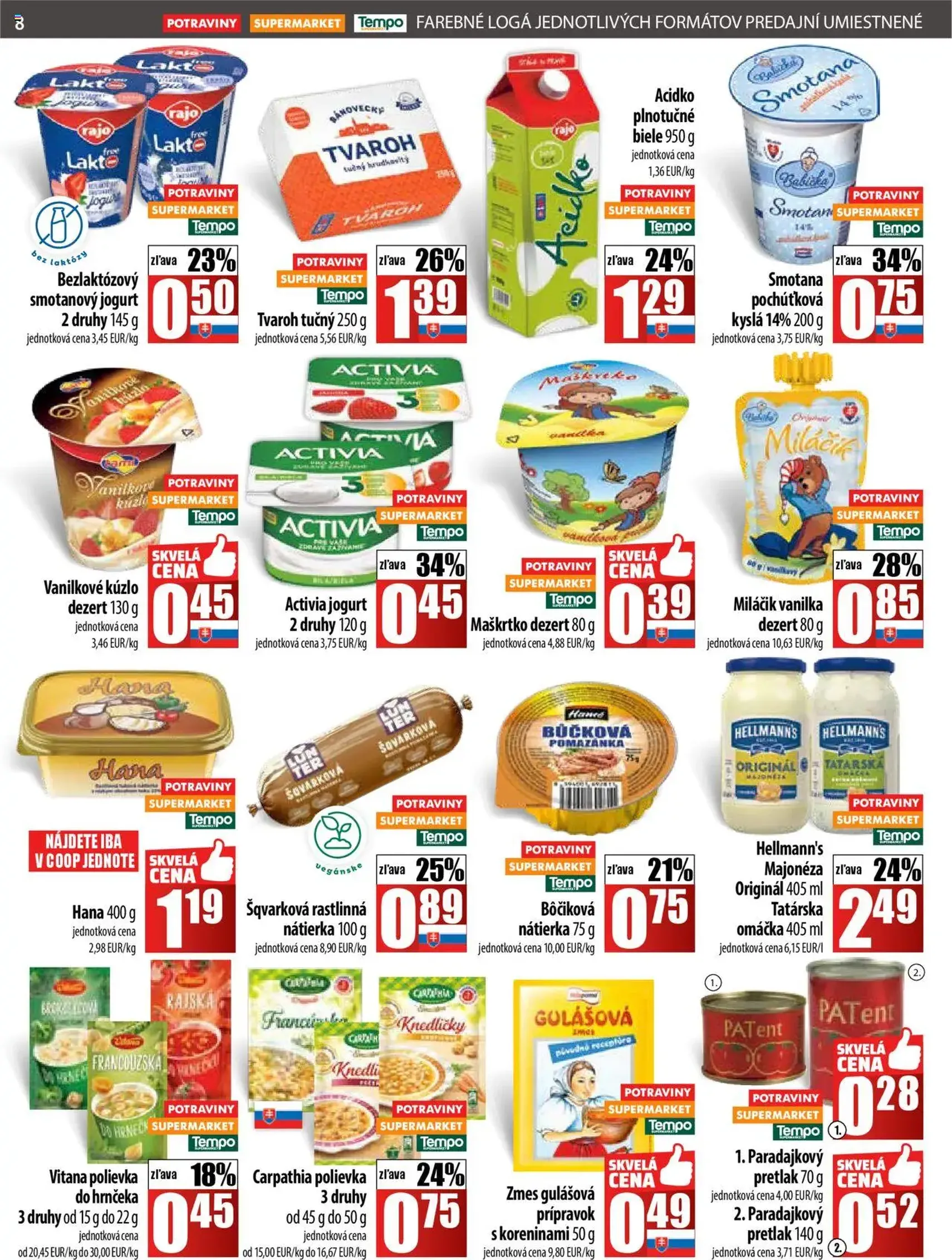 COOP Jednota leták - platný leták od 07.08.2025 strana 8 z 28 COOP Jednota leták - platný leták od 07.08.2025 strana 8 z 28