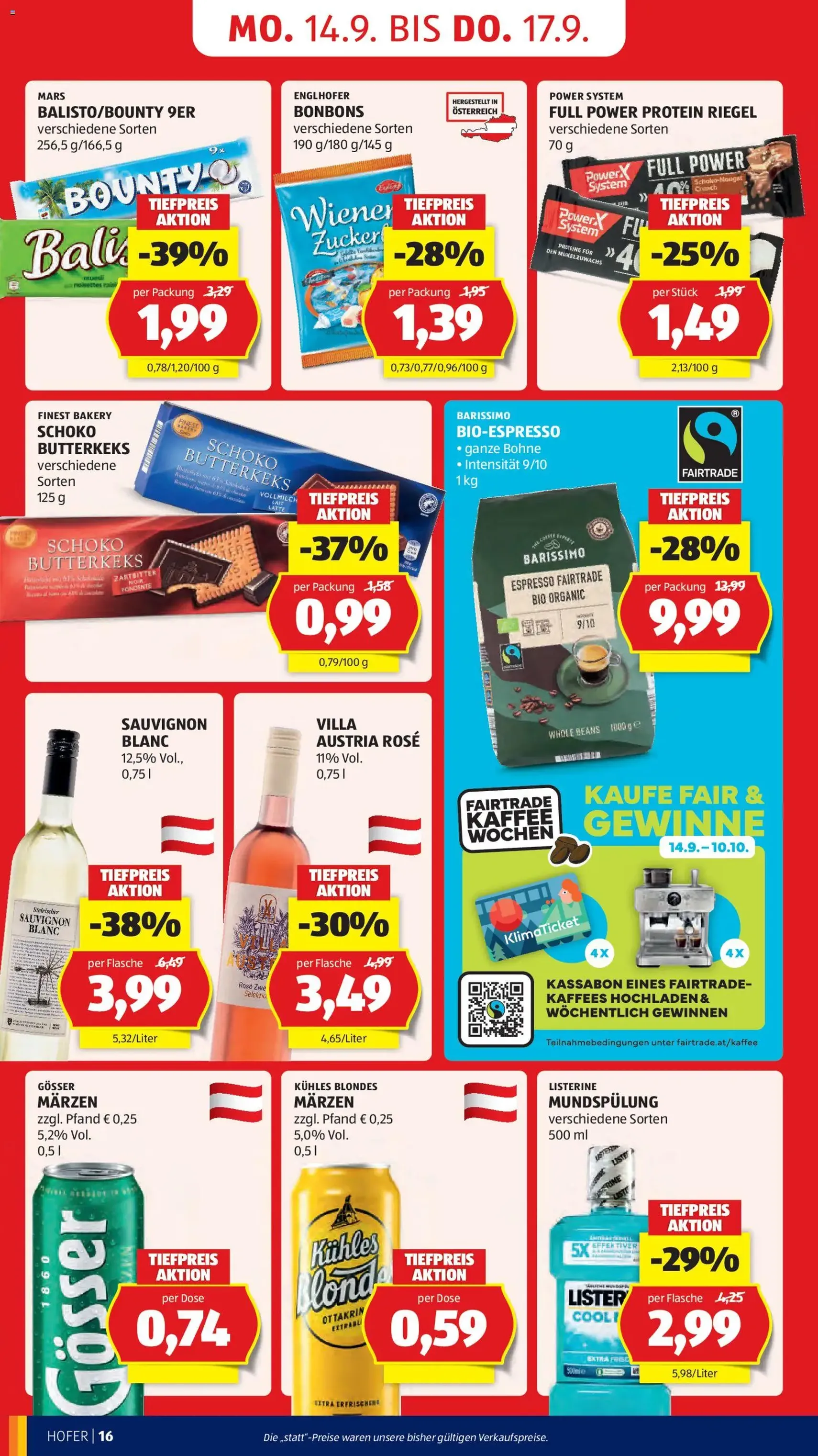 Hofer Flugblatt - Gültiger Prospekt ab 11.09.2026, Seite 24 von insgesamt 47