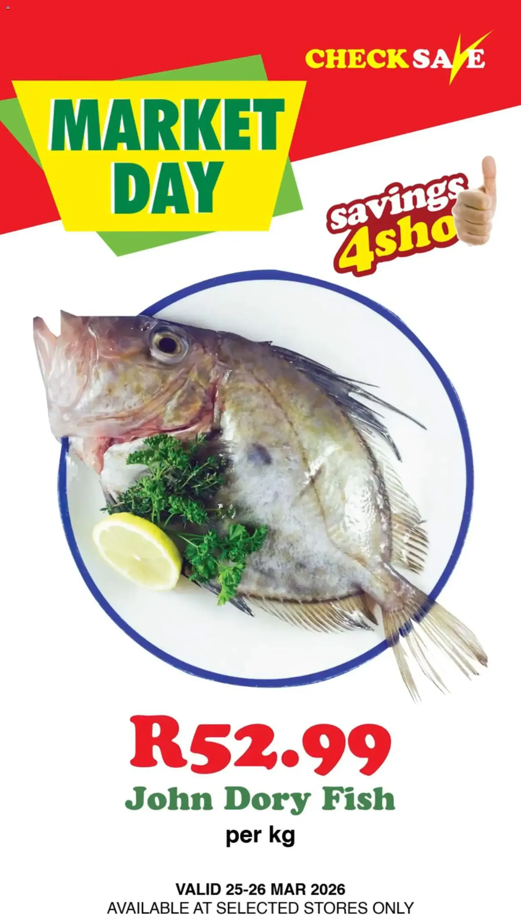 Check Save Market Day - valid flyer from 25/03/2026, page 12 of 16