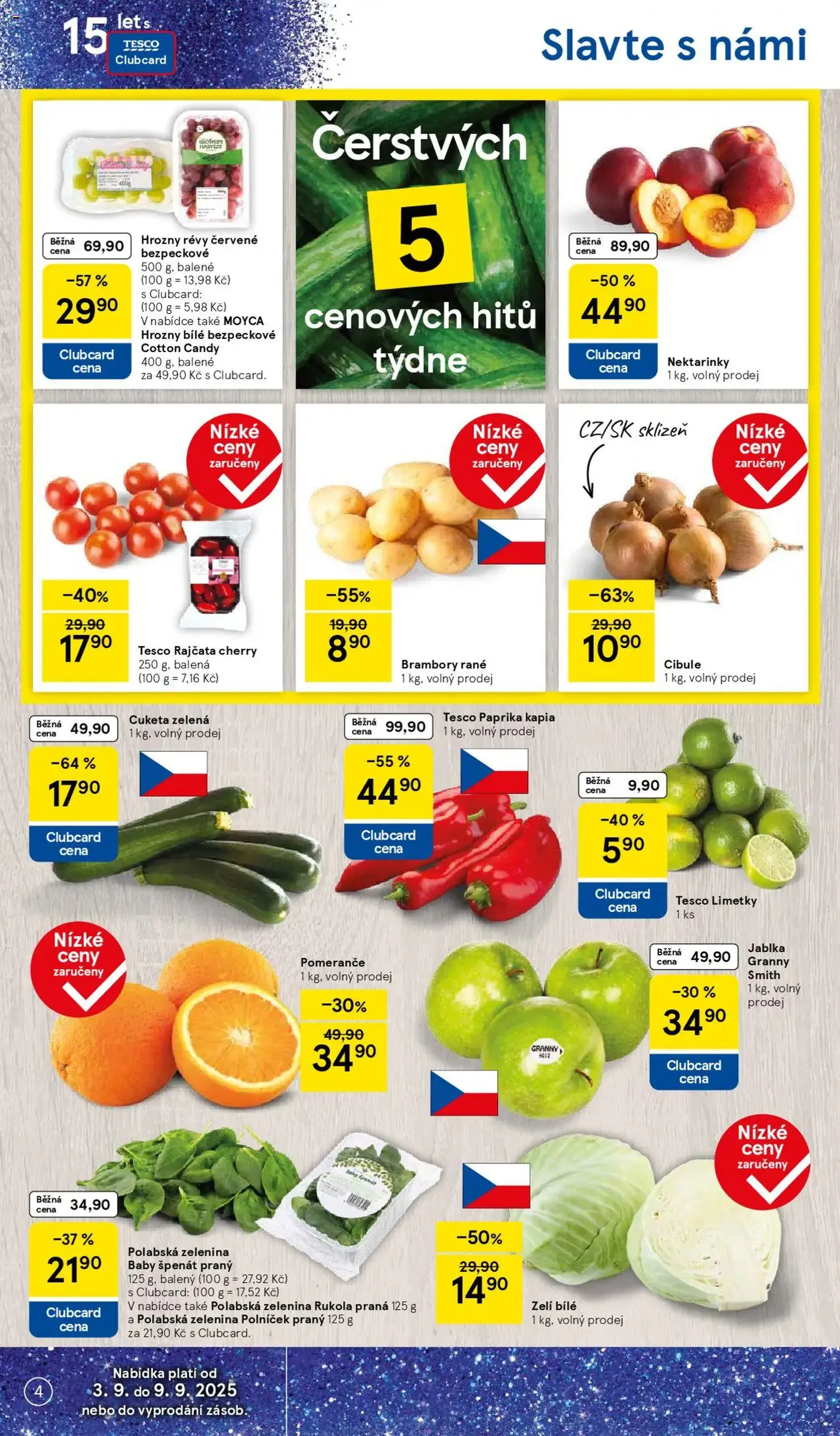 Tesco leták - Hypermarket - platný leták od 03.09.2025 strana 4 z 31 Tesco leták - Hypermarket - platný leták od 03.09.2025 strana 4 z 31