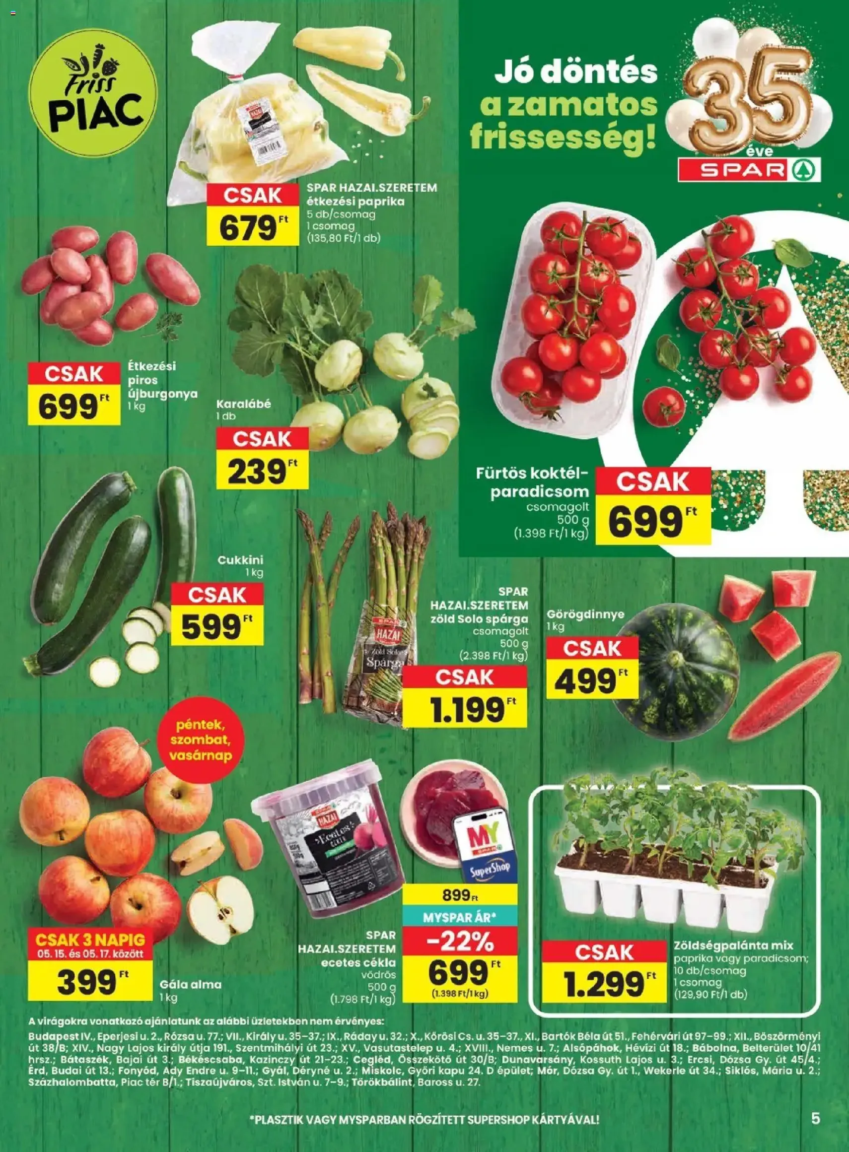Spar akciós újság - 2026.05.14. érvényes szórólap 5 oldal 20 oldalból