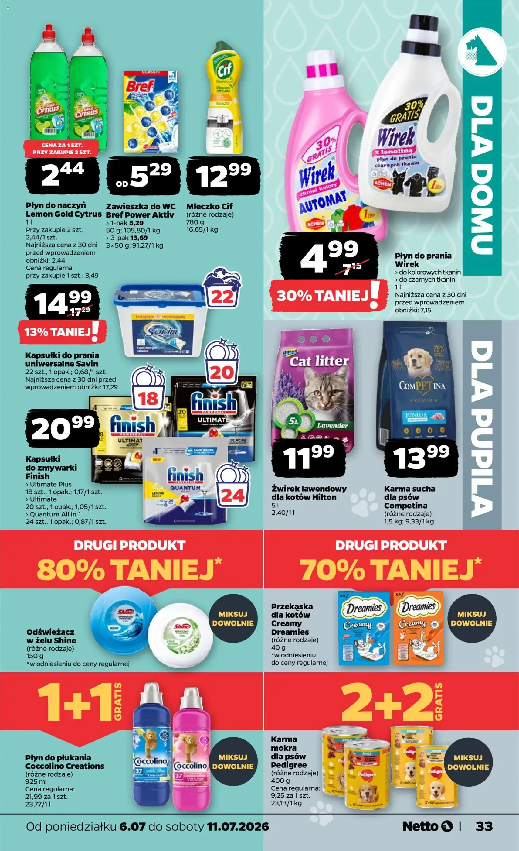 Netto gazetka od poniedziałku spożywcza - ważny gazetka od 06.07.2026 strona 33 z 35