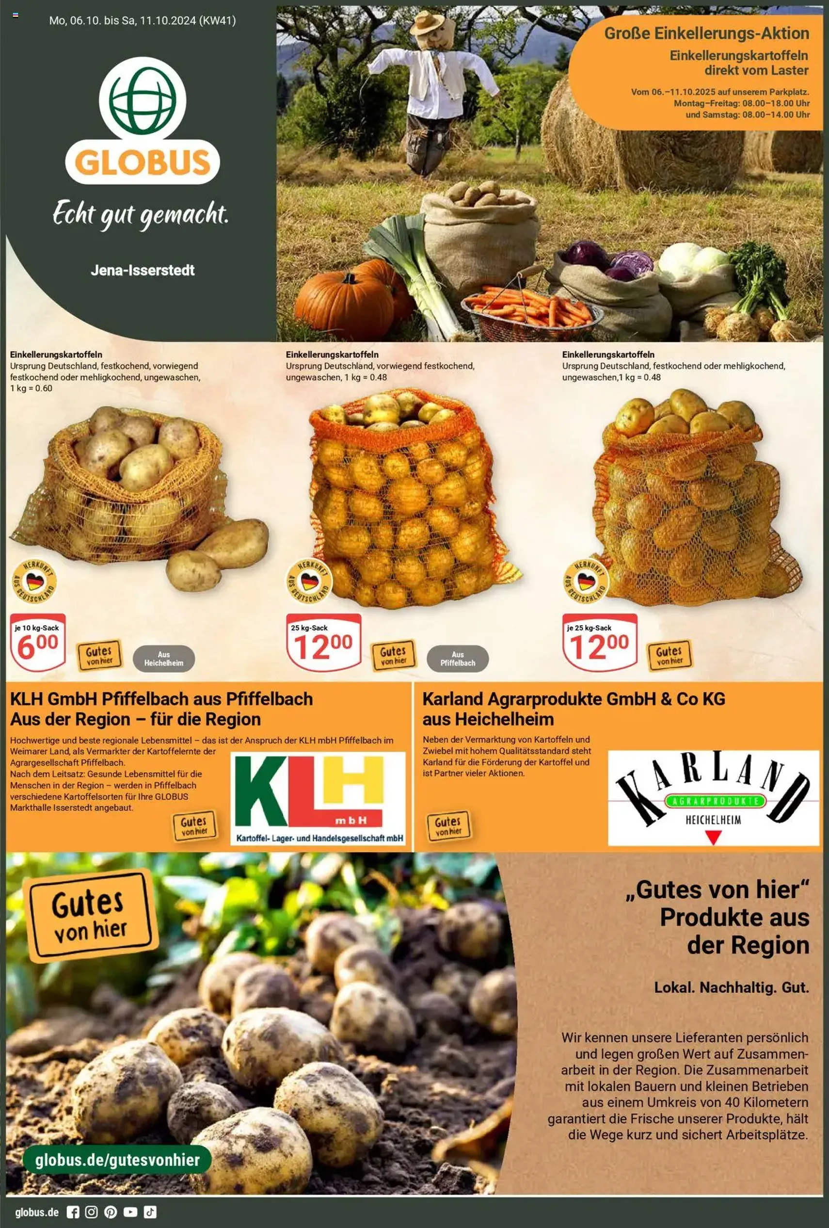 Globus Prospekt - Gültiger Prospekt ab 06.10.2025, Seite 1 von insgesamt 27