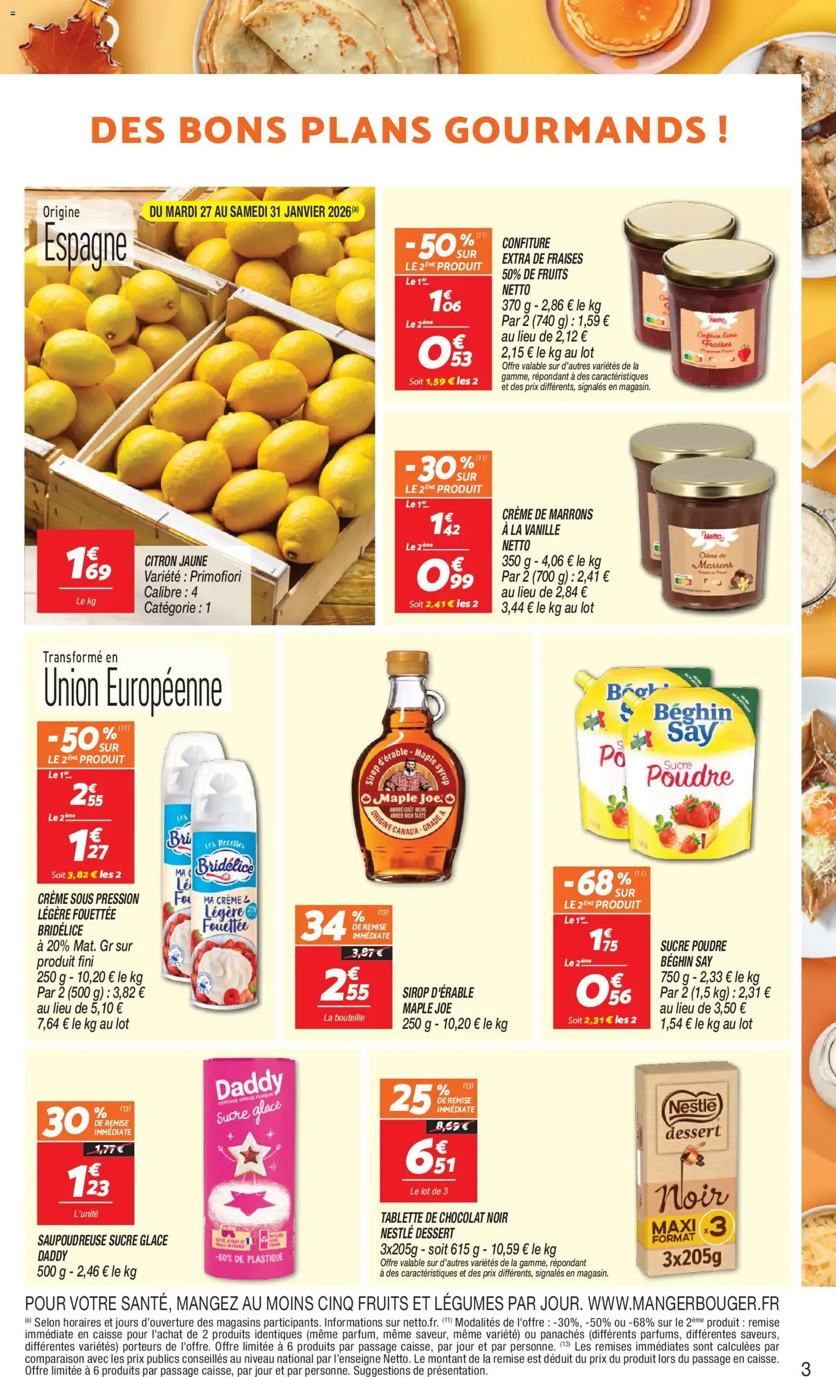 Netto catalogue - brochure valable à partir du 27/01/2026, page 3 sur 18