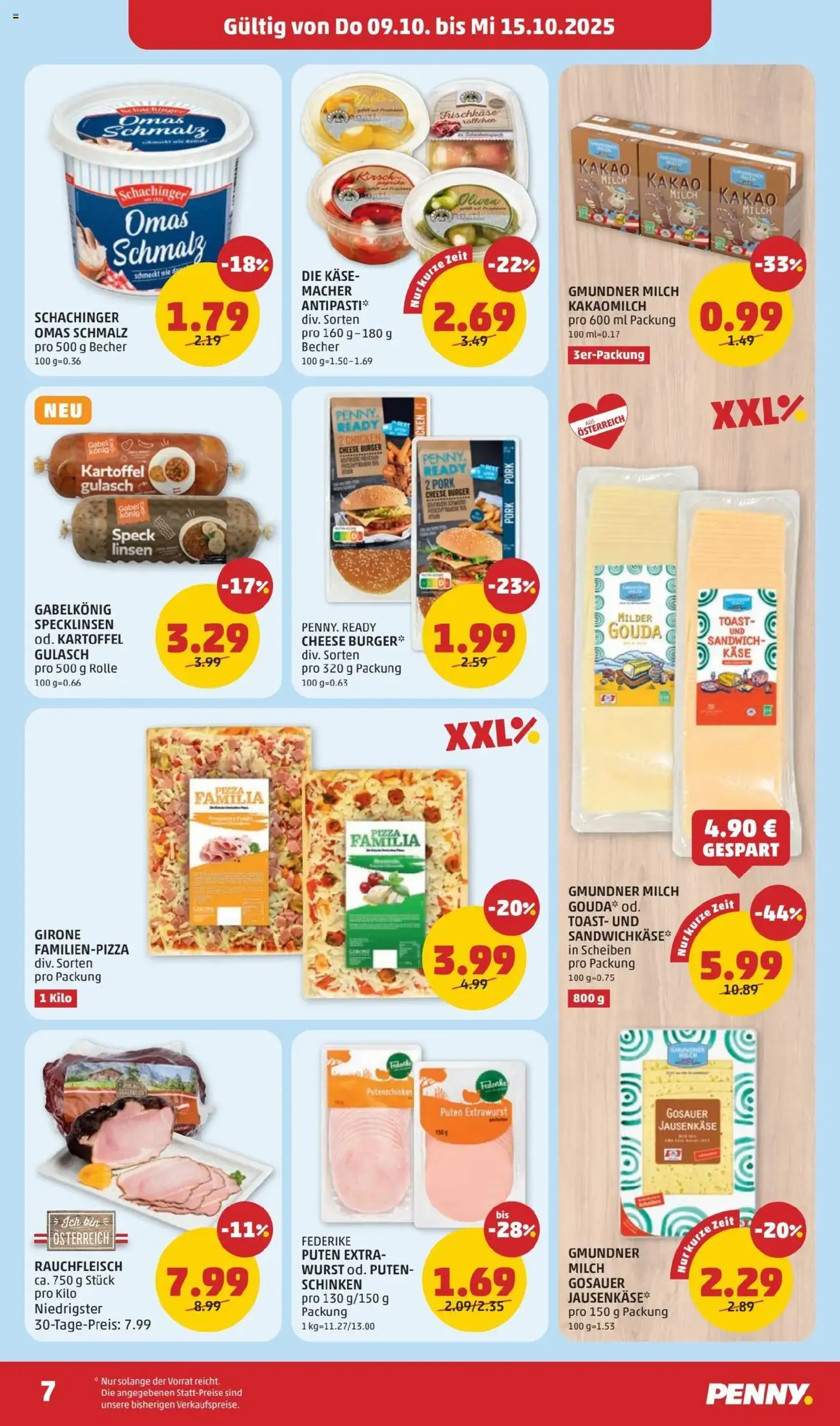 Penny Markt Flugblatt - Gültiger Prospekt ab 09.10.2025, Seite 7 von insgesamt 32