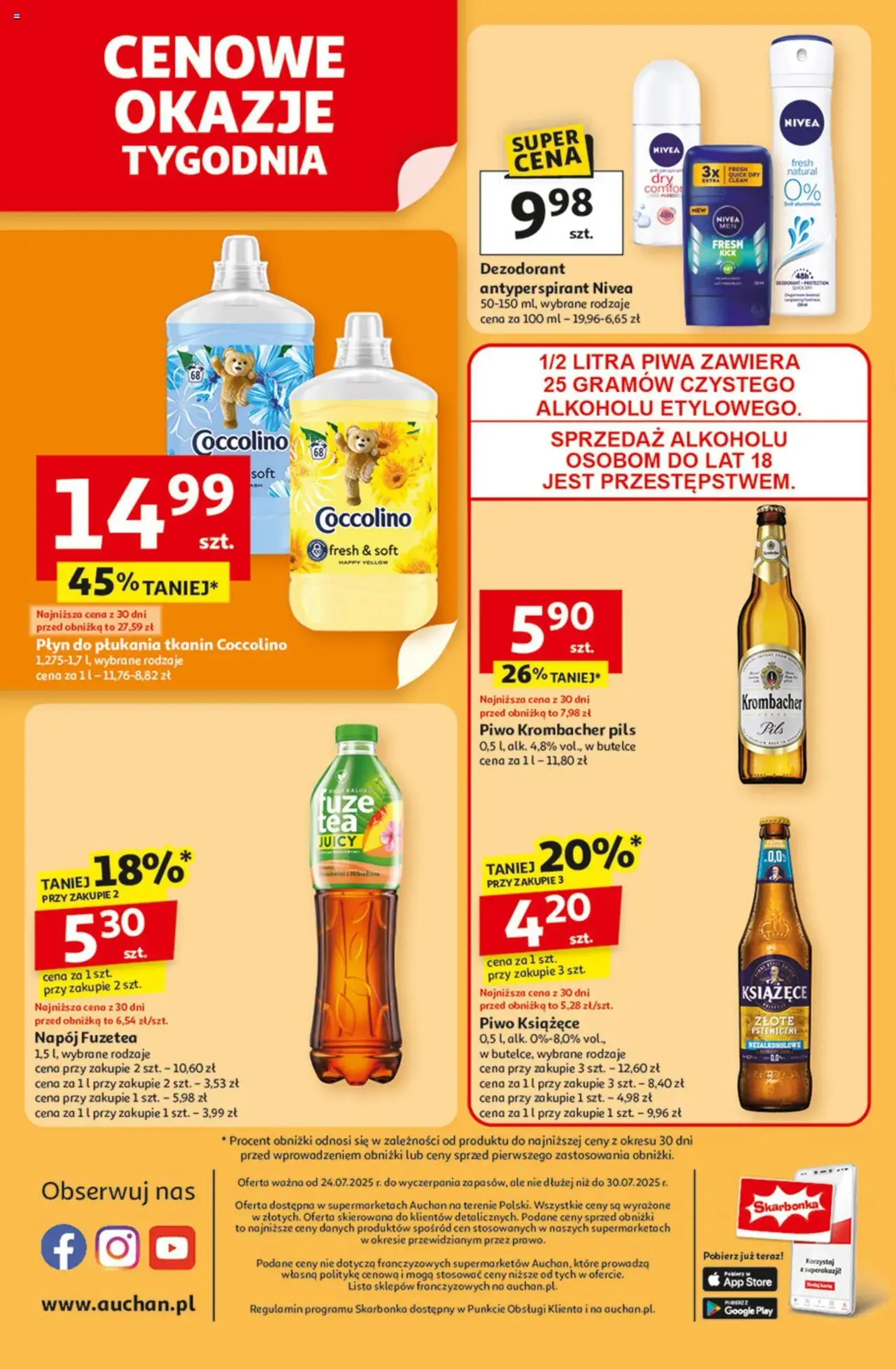 Auchan Gazetka - ważny gazetka od 24.07.2025 strona 8 z 8 Auchan Gazetka - ważny gazetka od 24.07.2025 strona 8 z 8