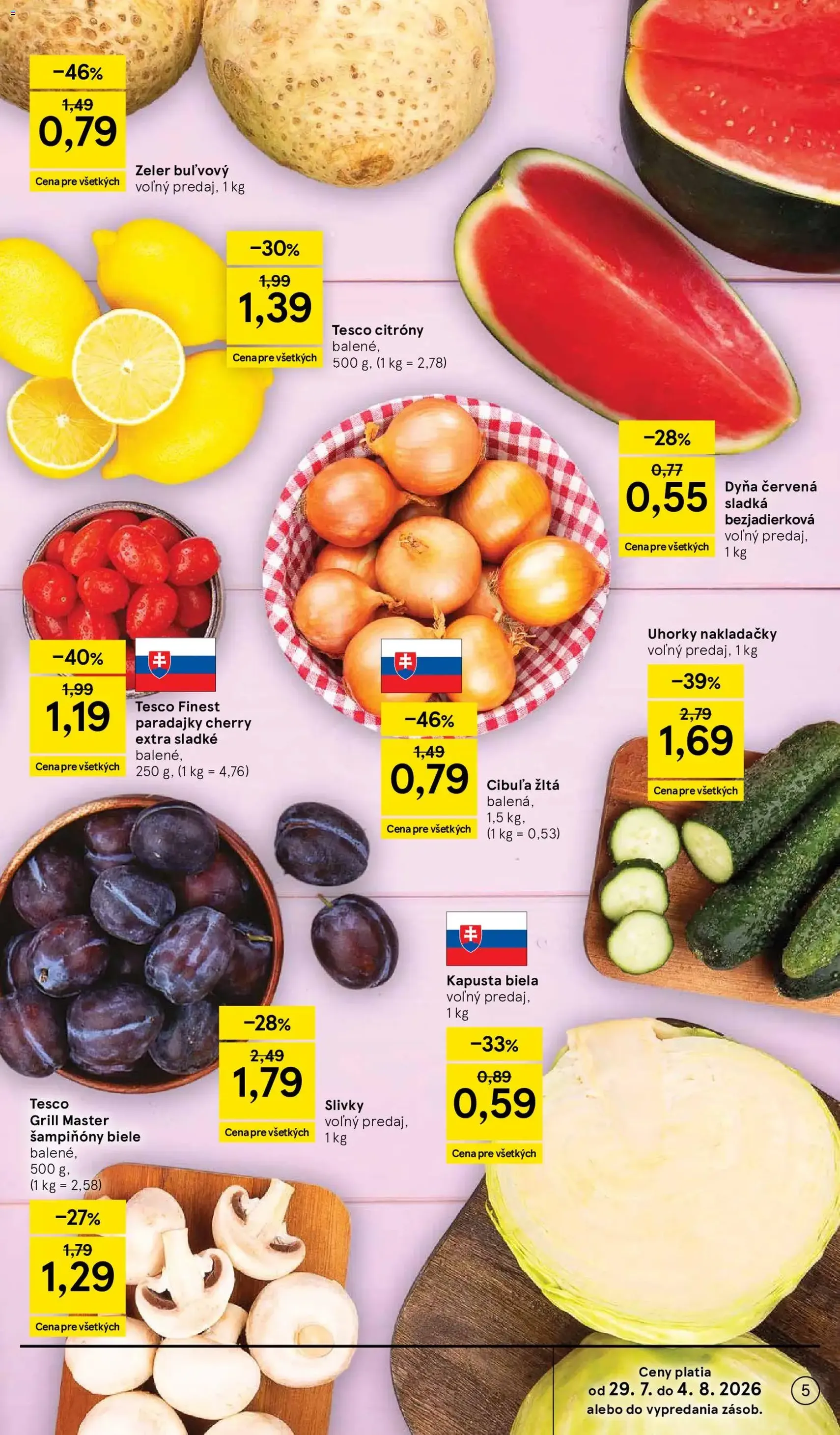 Tesco Hypermarket - leták - platný leták od 29.07.2026 strana 5 z 53