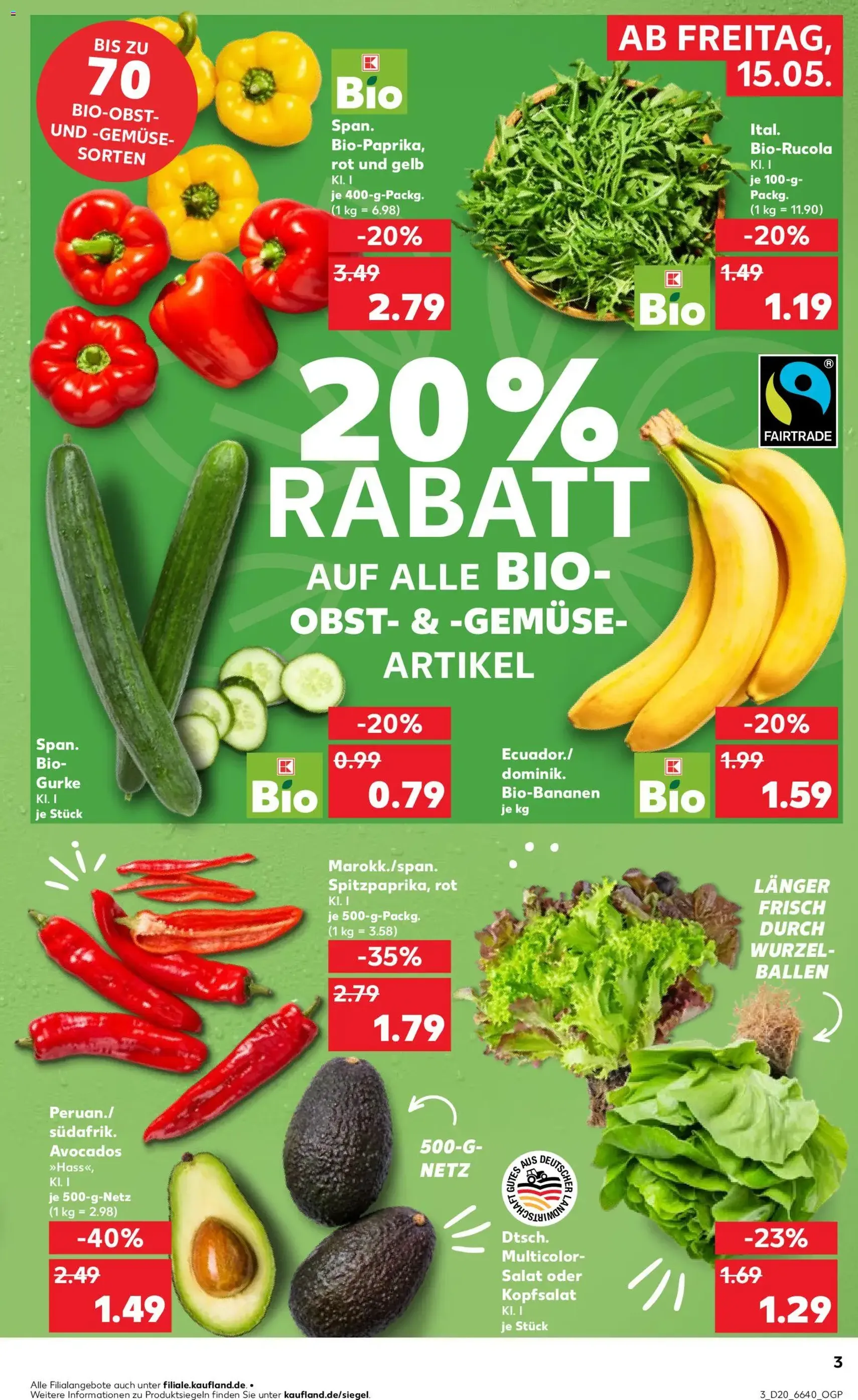 Kaufland Prospekt - Gültiger Prospekt ab 15.05.2026, Seite 3 von insgesamt 54