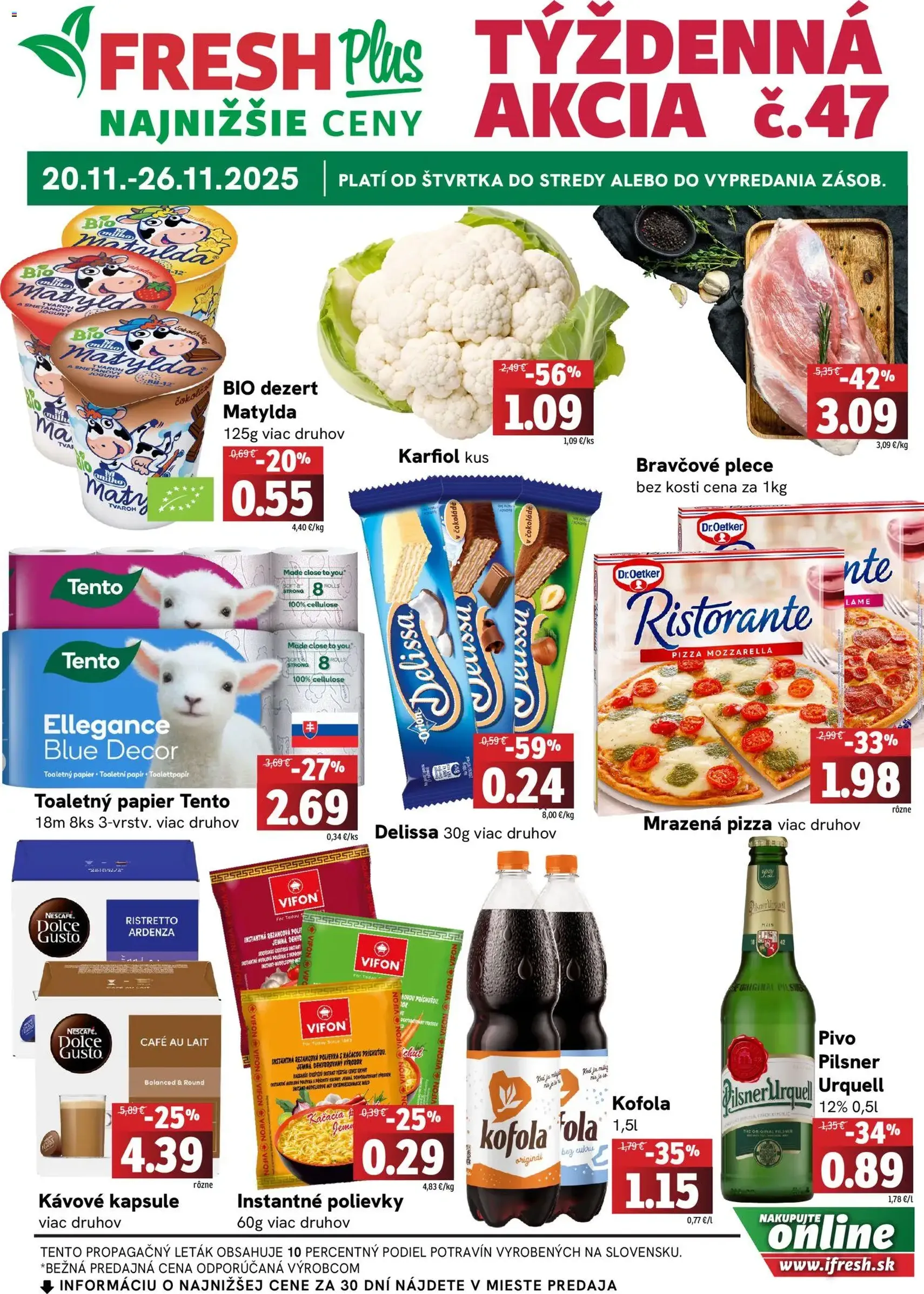 Fresh leták - platný leták od 20.11.2025 strana 1 z 4