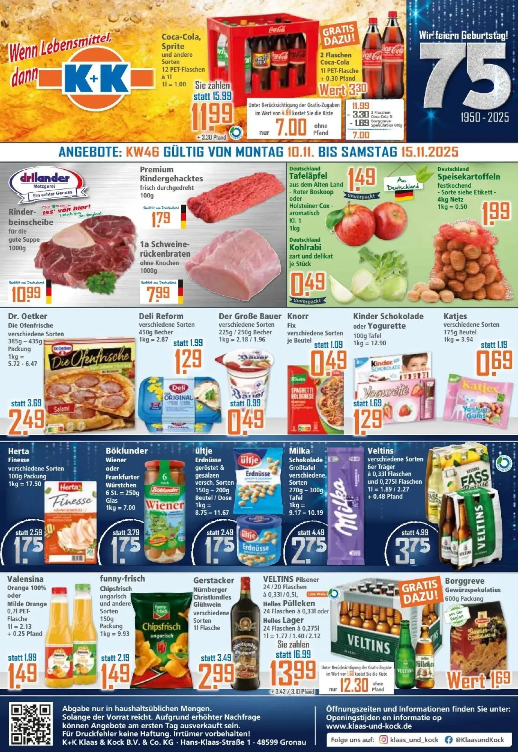 Klaas & Kock Prospekt - Gültiger Prospekt ab 10.11.2025, Seite 1 von insgesamt 12