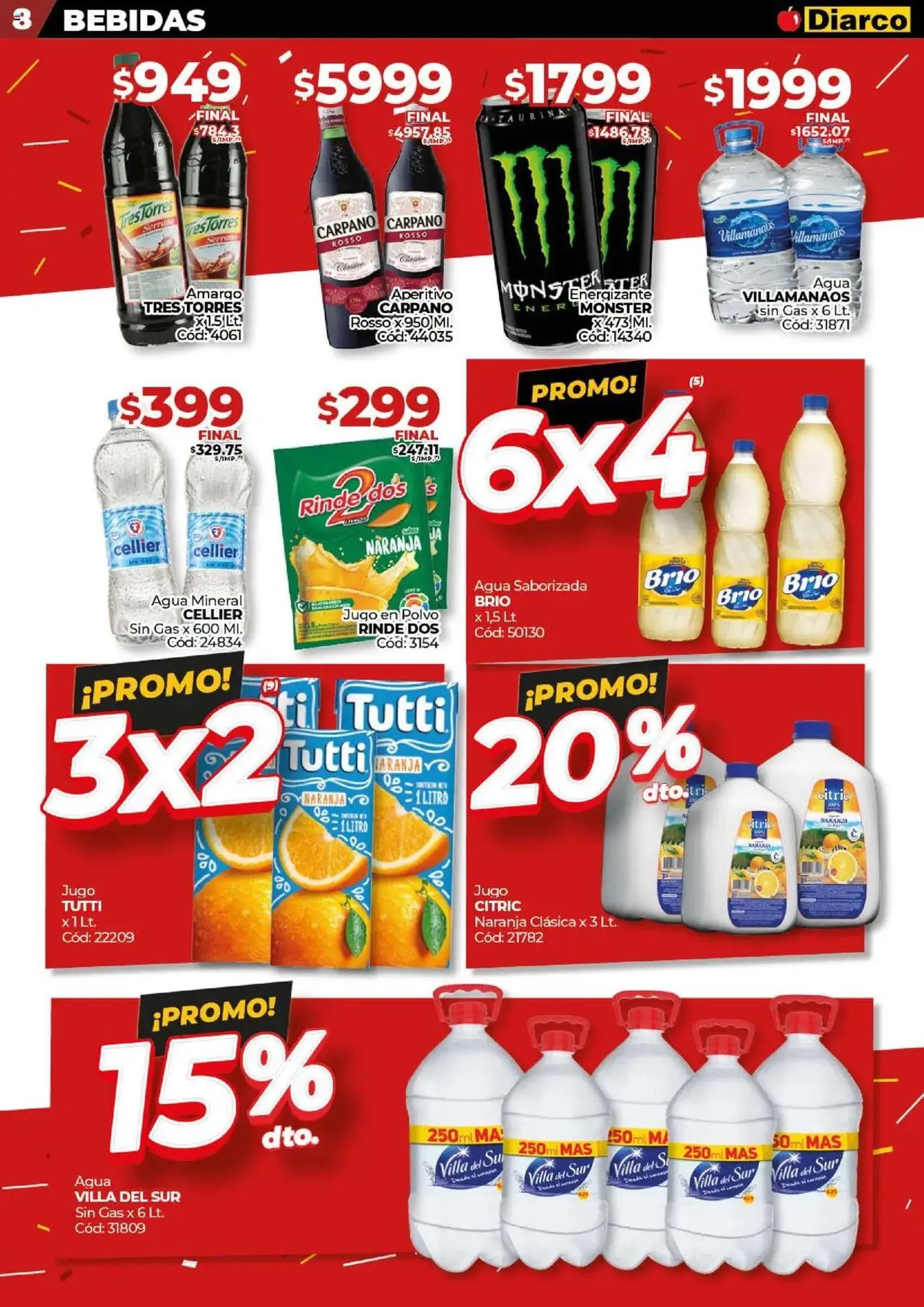 Diarco ofertas - folleto válido desde 21/07/2025 página 8 de 22 Diarco ofertas - folleto válido desde 21/07/2025 página 8 de 22