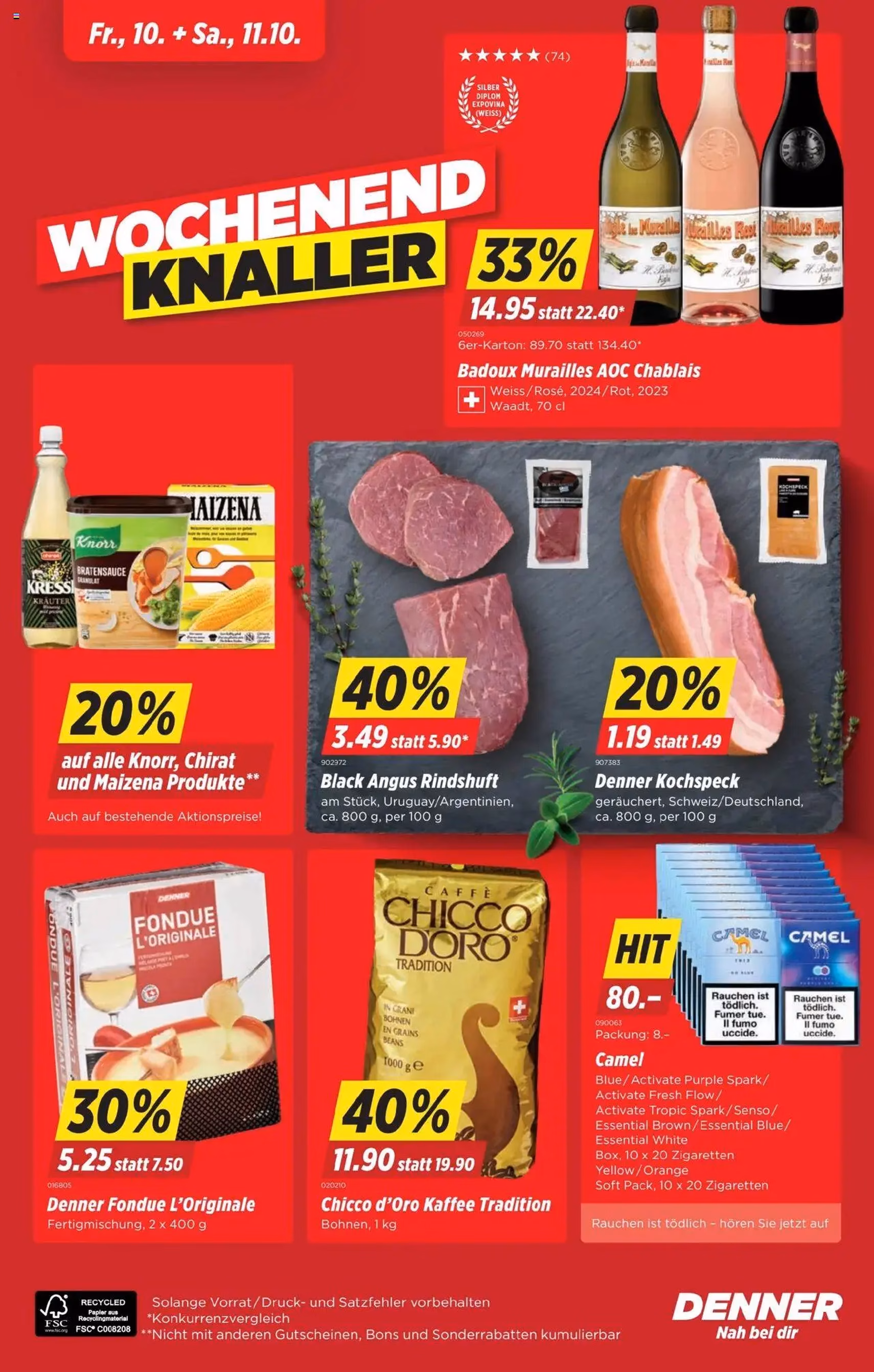Denner Aktionen - Gültiger Prospekt ab 07.10.2025, Seite 24 von insgesamt 24