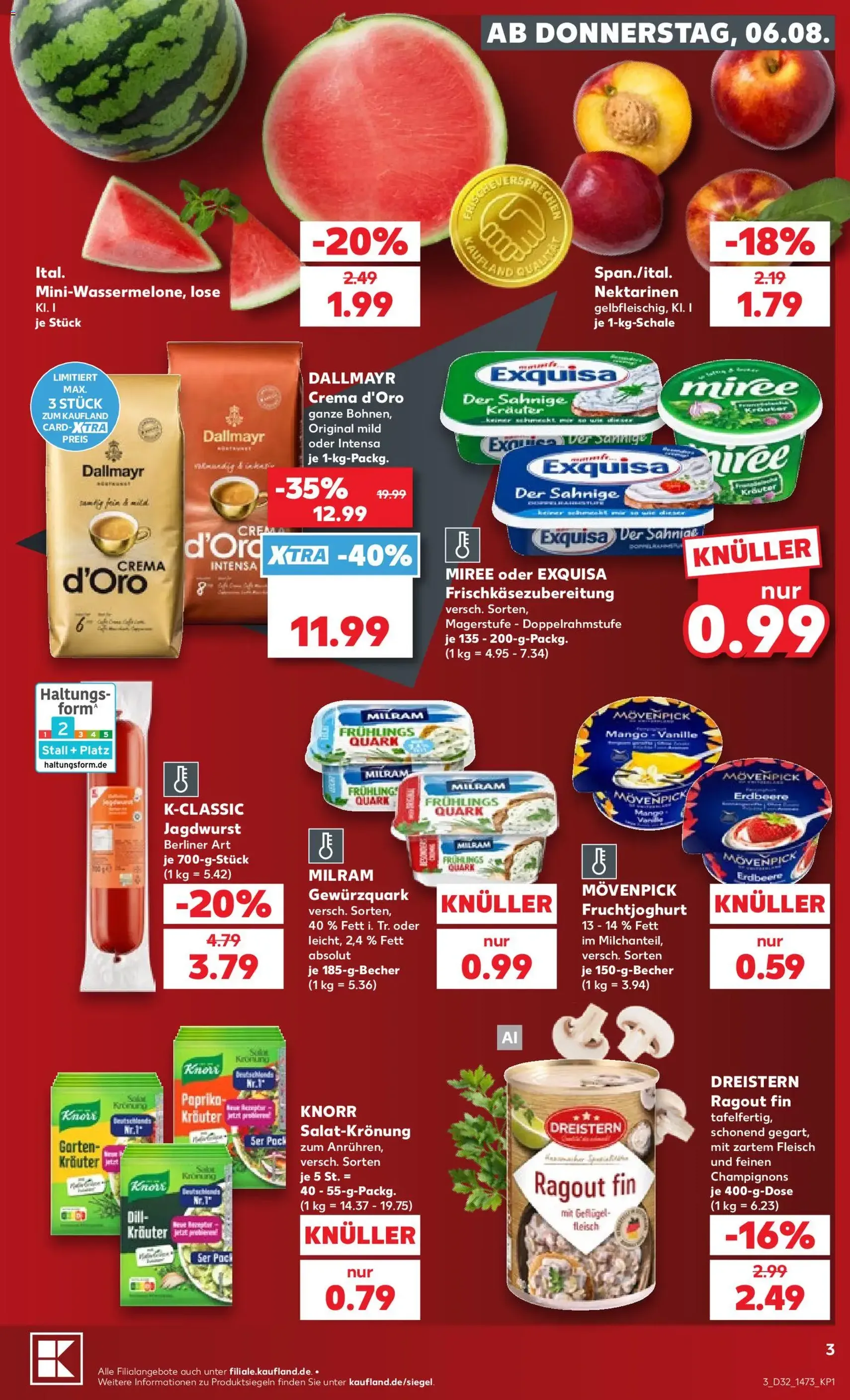 Kaufland Prospekt - Gültiger Prospekt ab 06.08.2026, Seite 3 von insgesamt 58
