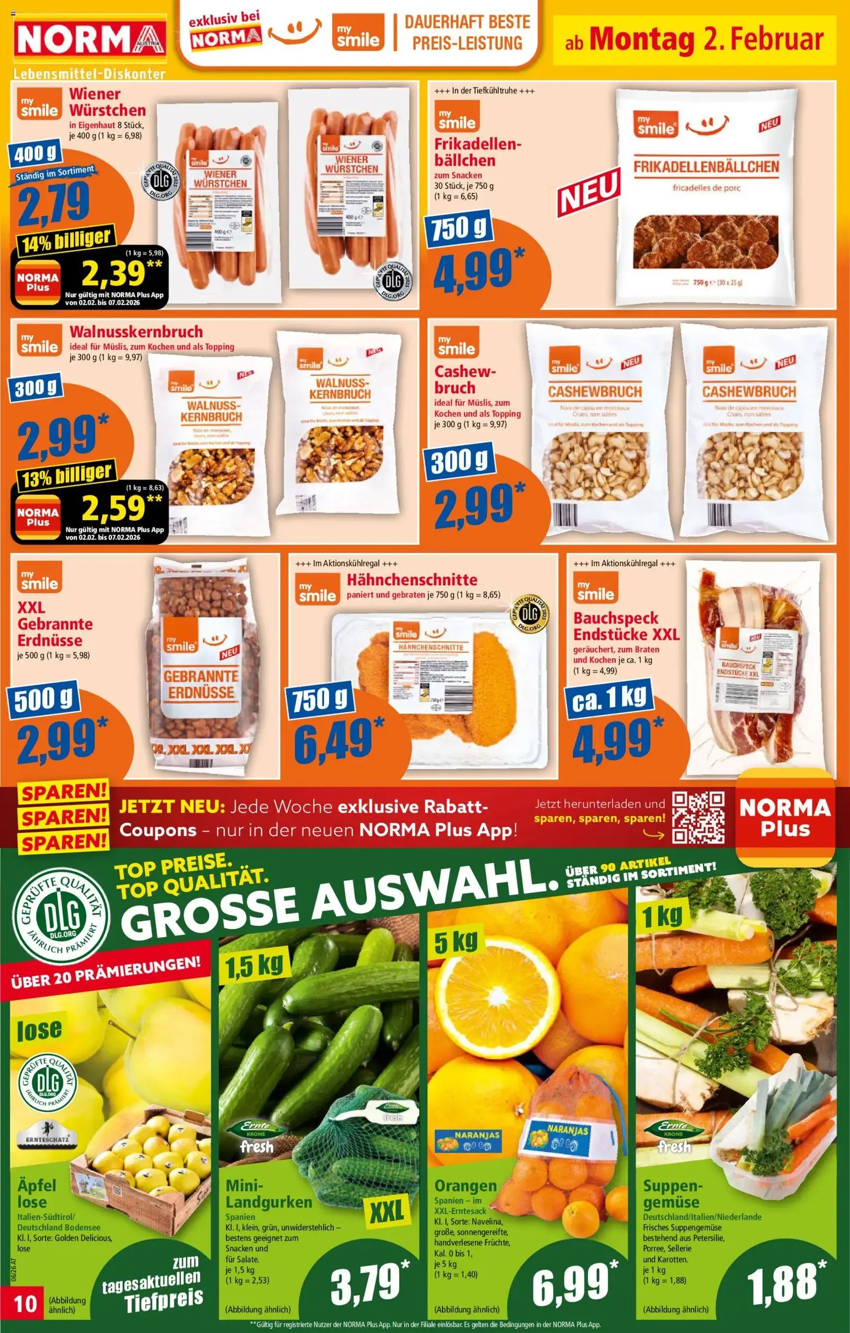 Norma Flugblatt - Gültiger Prospekt ab 02.02.2026, Seite 10 von insgesamt 20