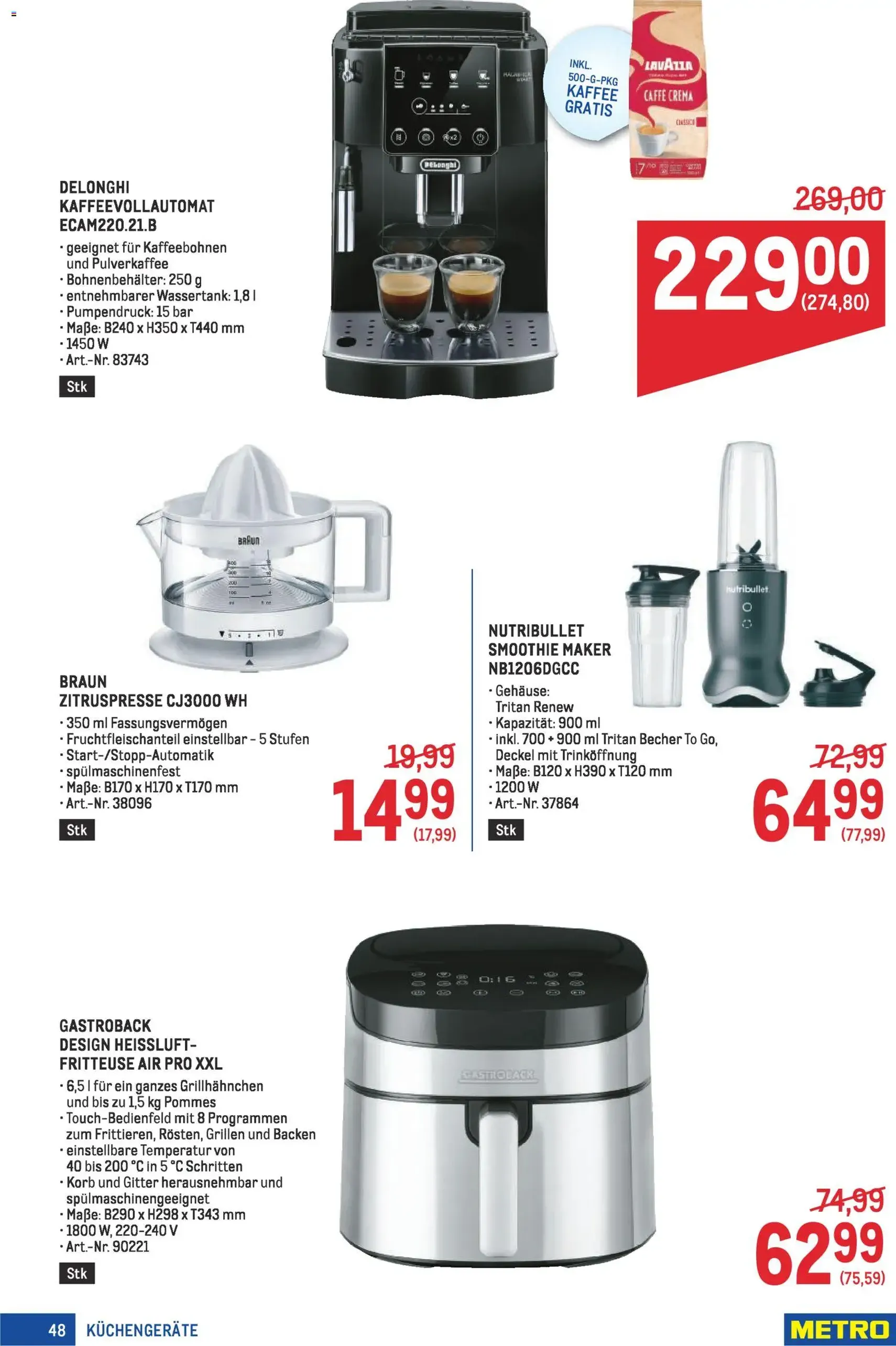 Metro Profi - Gültiger Prospekt ab 08.01.2026, Seite 48 von insgesamt 64