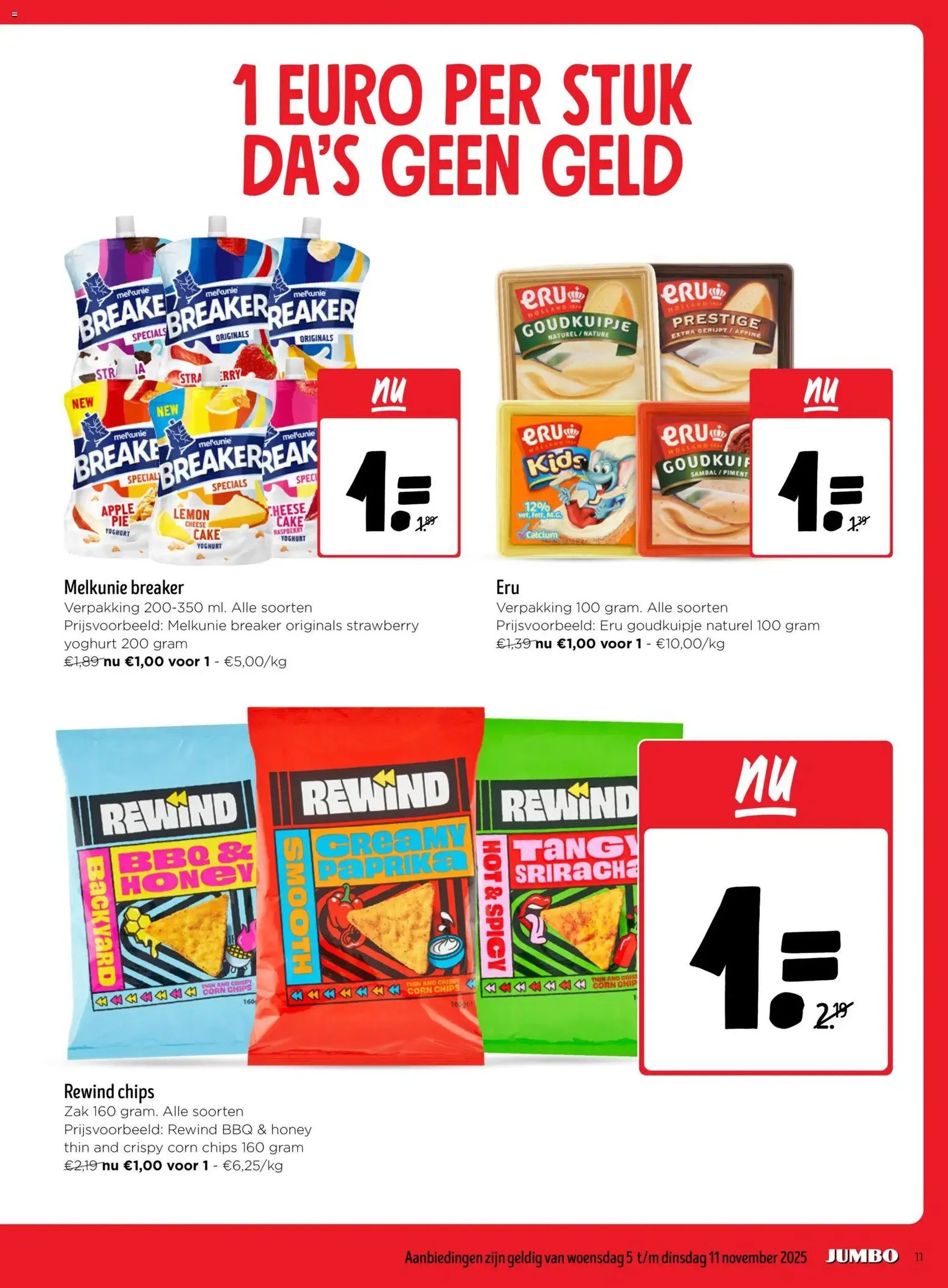 JUMBO folder / publicité - geldige folder vanaf 05/11/2025 pagina 11 van 16