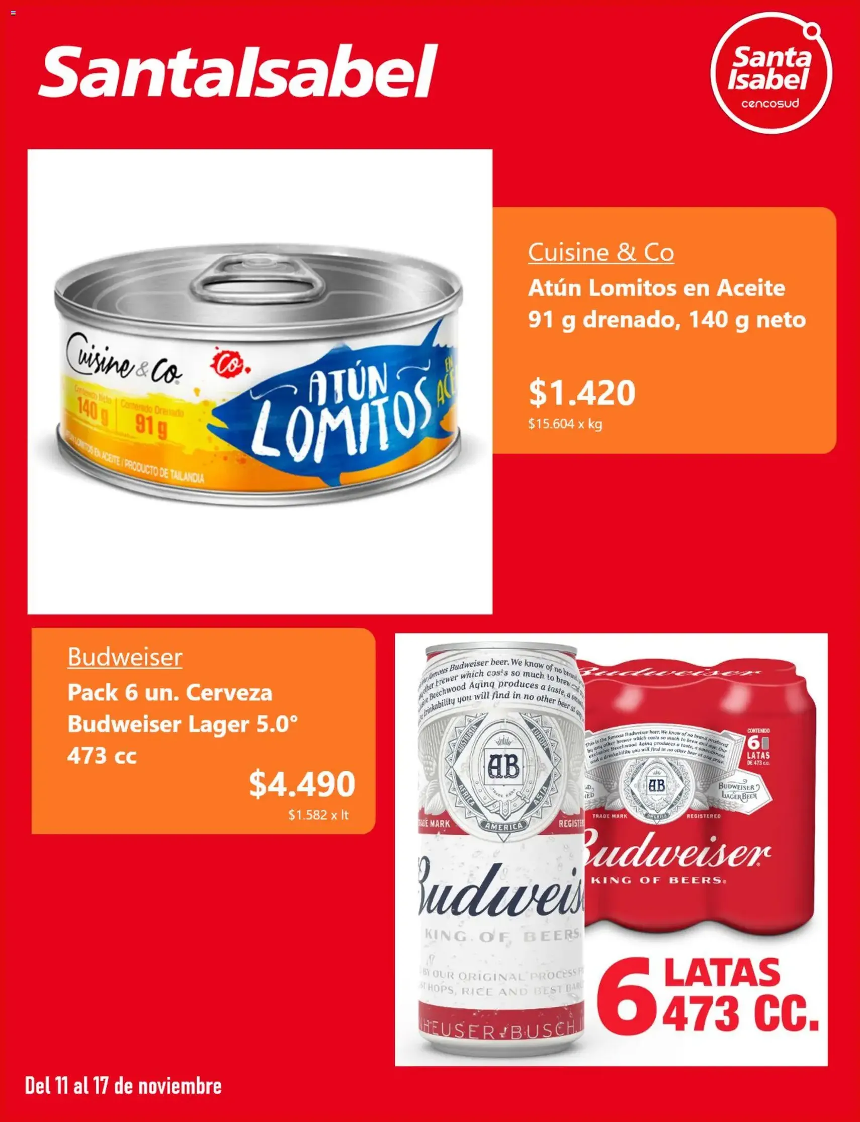 Santa Isabel ofertas - folleto válido desde 11.11.2025 página 4 de 5