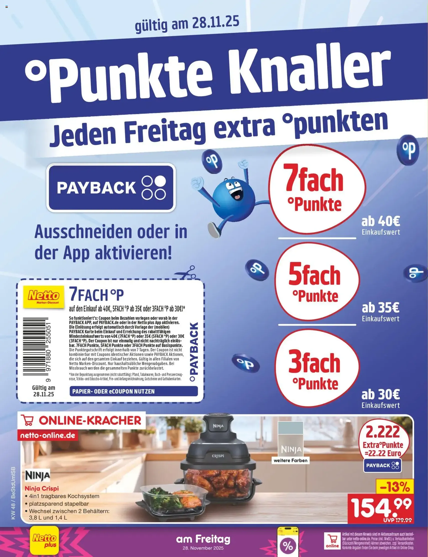 Netto Marken-Discount - Black Friday - Gültiger Prospekt ab 24.11.2025, Seite 48 von insgesamt 60