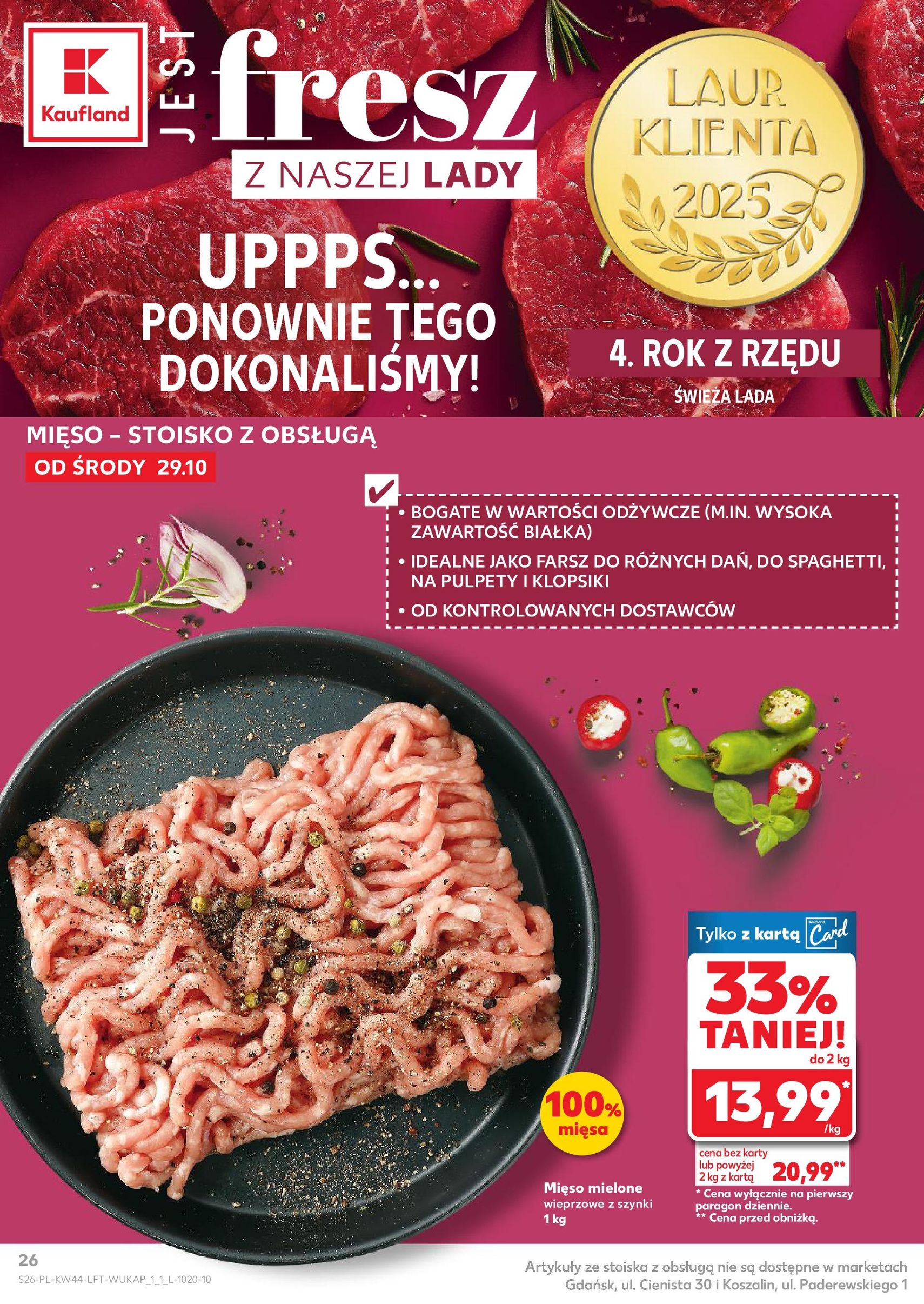 Kaufland gazetka - ważny gazetka od 29.10.2025 strona 26 z 63 Kaufland gazetka - ważny gazetka od 29.10.2025 strona 26 z 63
