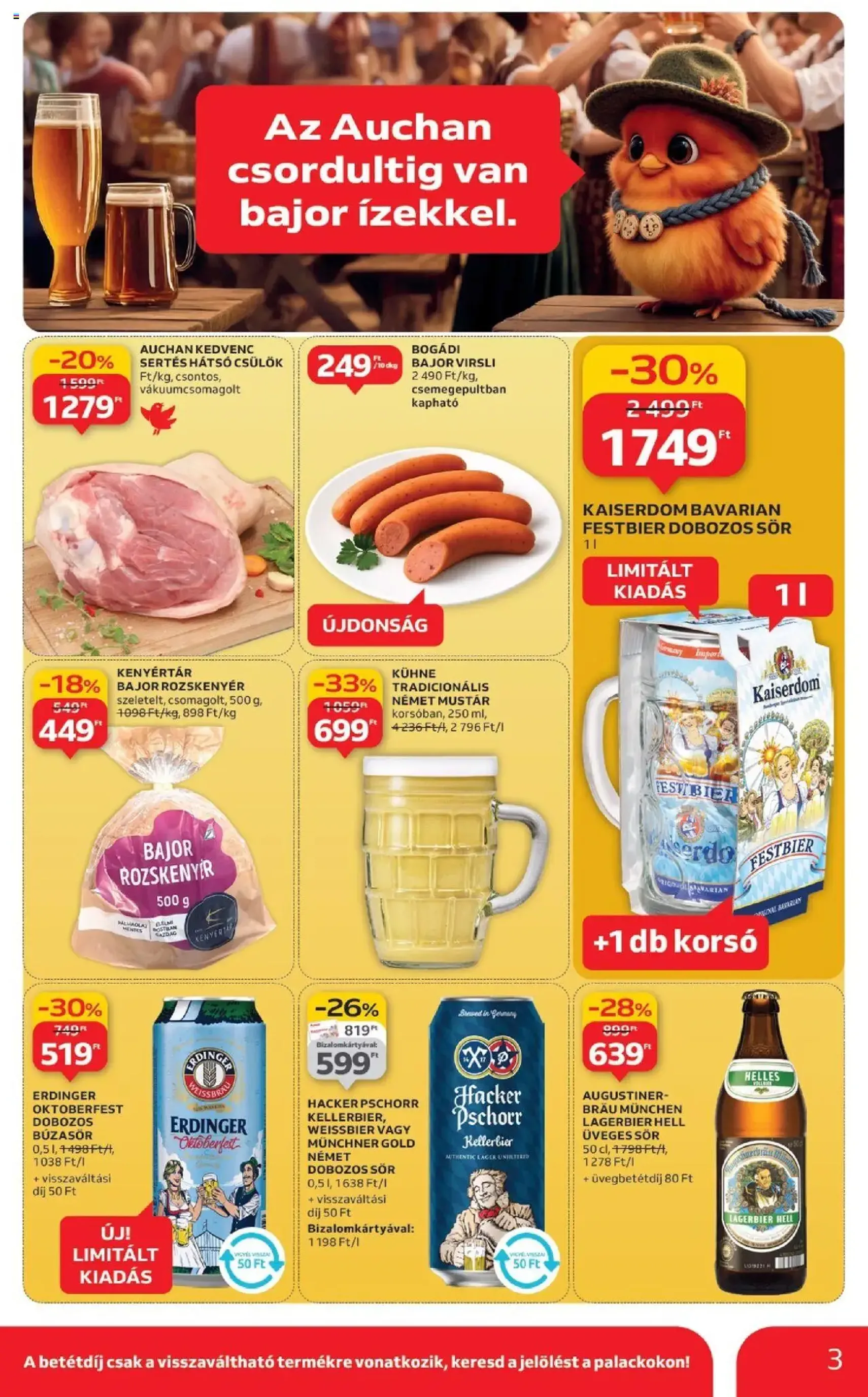 Auchan Akciós újság - 2025.09.25. érvényes szórólap 3 oldal 48 oldalból