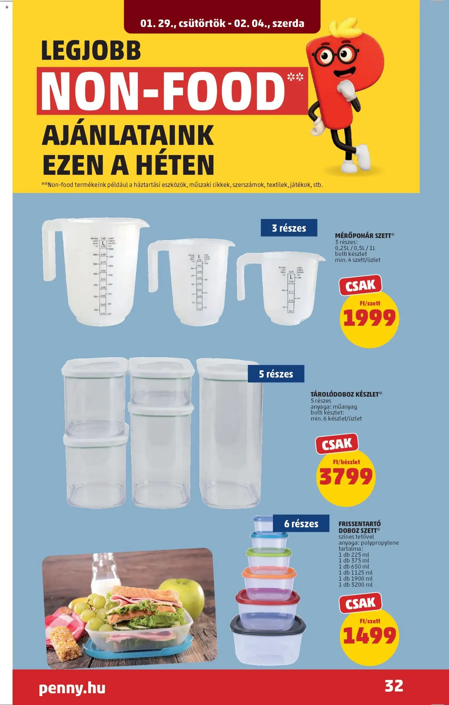 PENNY Akciós újság - 2026.01.29. érvényes szórólap 36 oldal 42 oldalból