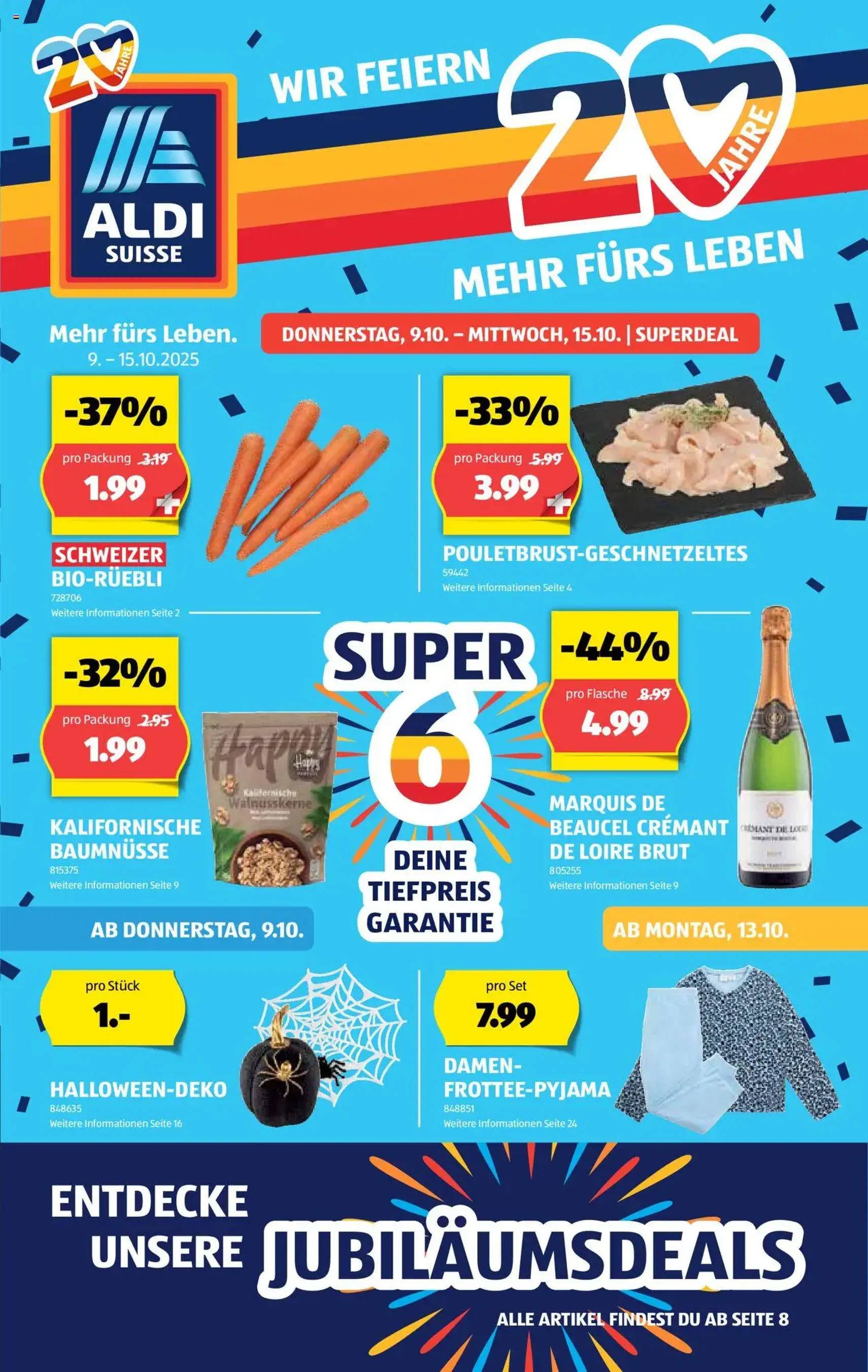 Aldi Aktionen - Gültiger Prospekt ab 09.10.2025, Seite 1 von insgesamt 32