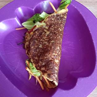Voorvertoning van recept Aardappelpannenkoekjes zonder bloem en eieren