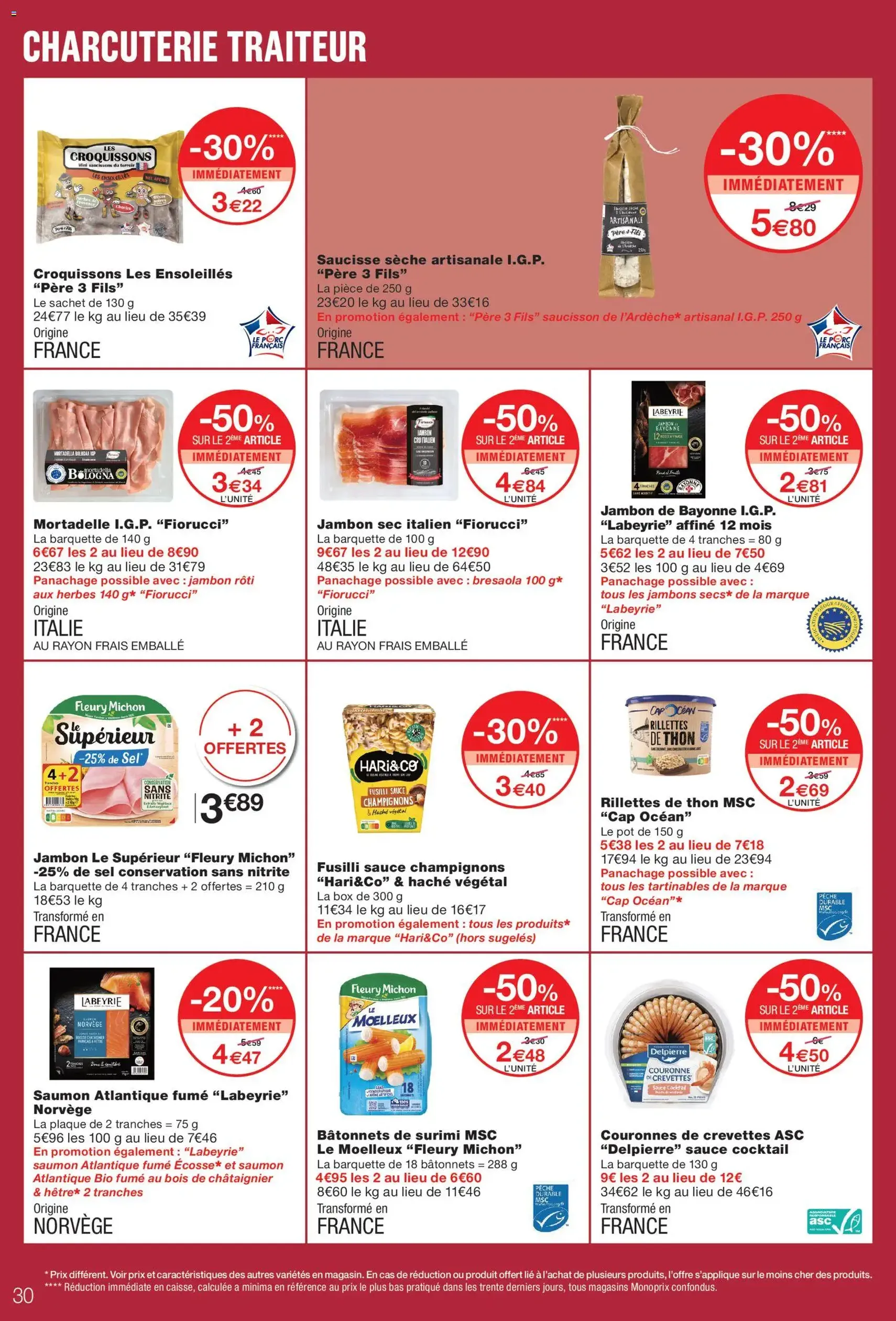 Monoprix catalogue - brochure valable à partir du 11/08/2026, page 30 sur 46