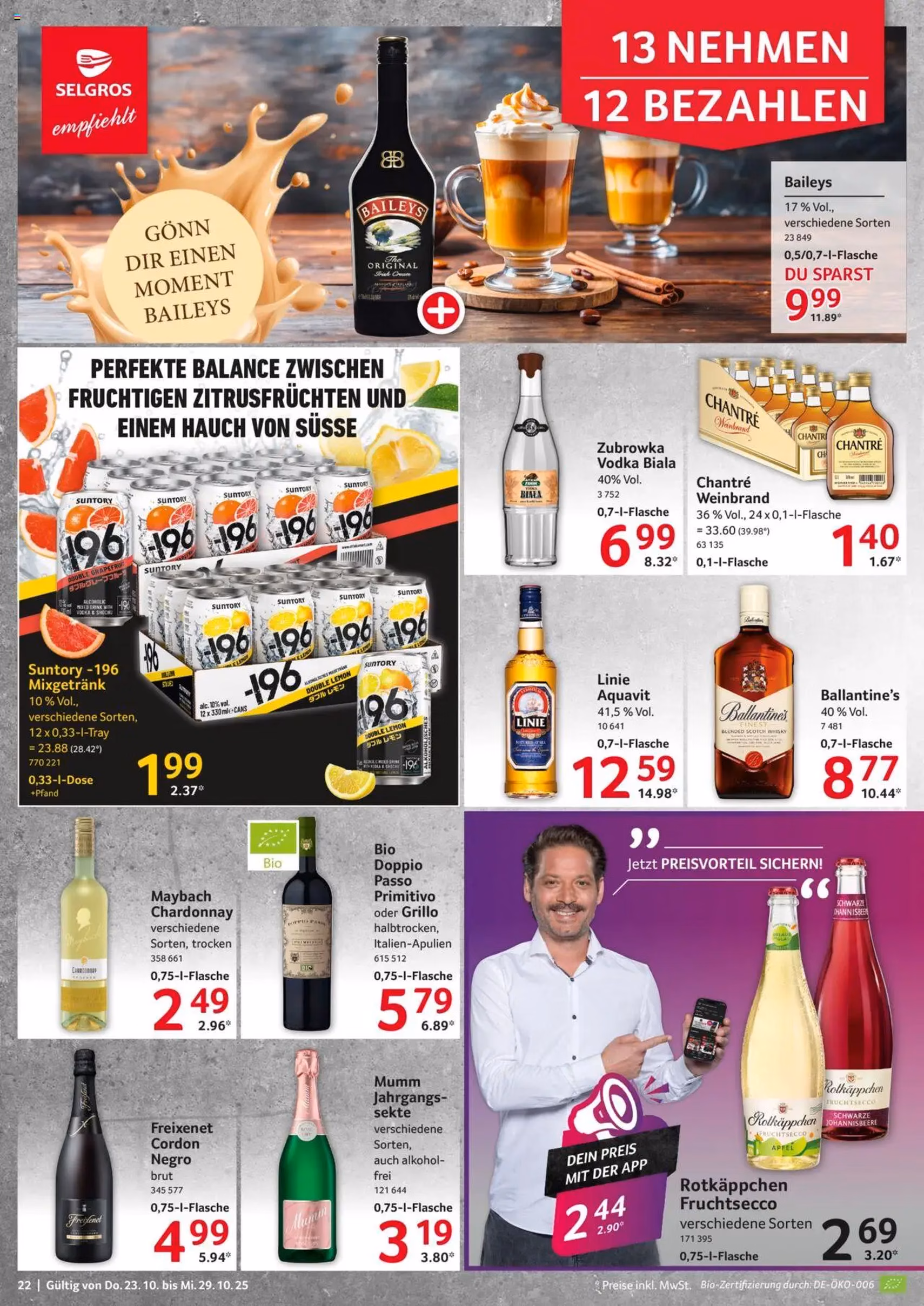Selgros Prospekt - Gültiger Prospekt ab 23.10.2025, Seite 22 von insgesamt 24 Selgros Prospekt - Gültiger Prospekt ab 23.10.2025, Seite 22 von insgesamt 24