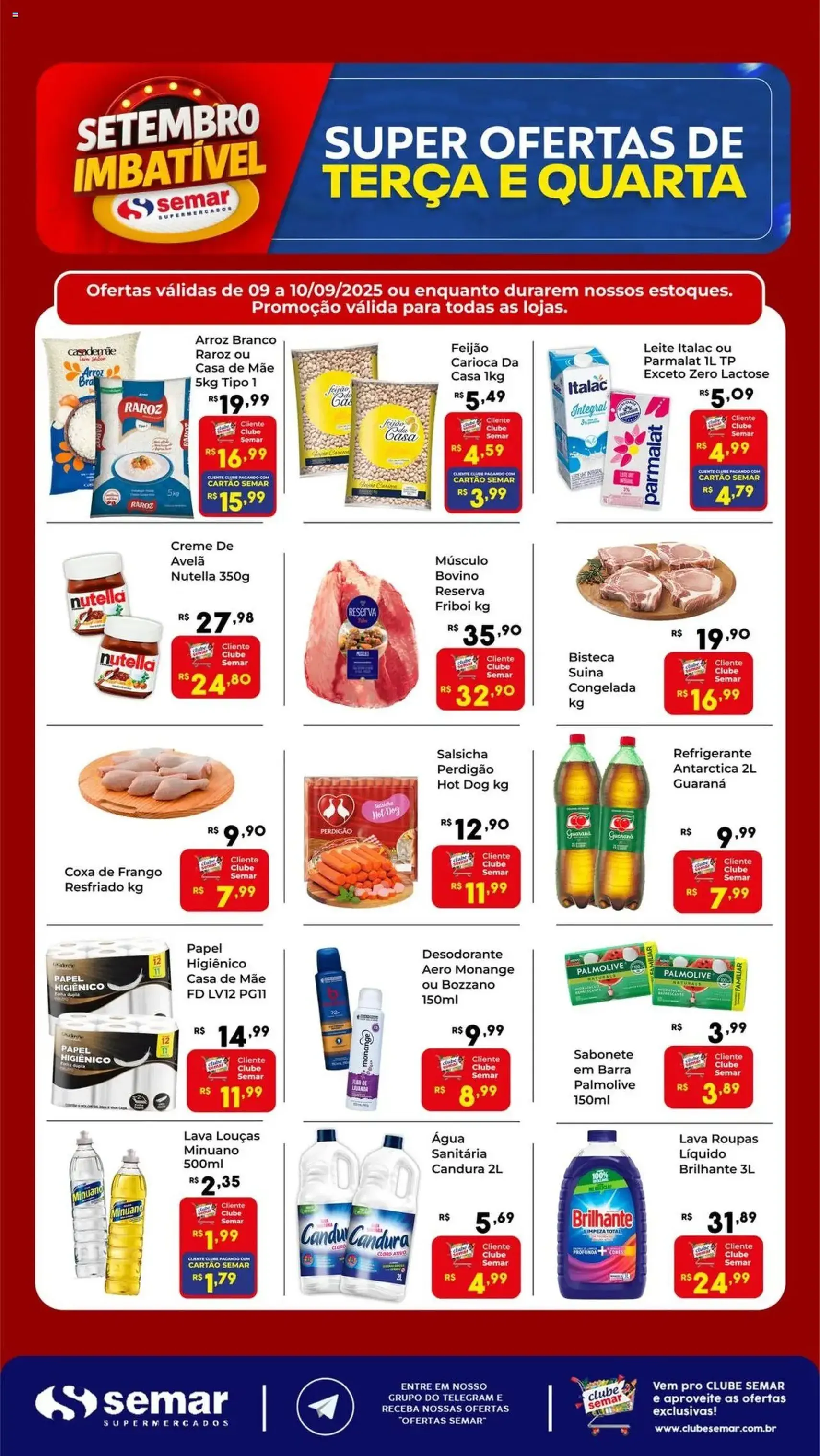 Semar Supermercado - Ofertas da semana - folheto válido a partir de 09/09/2025 página 1 de 3