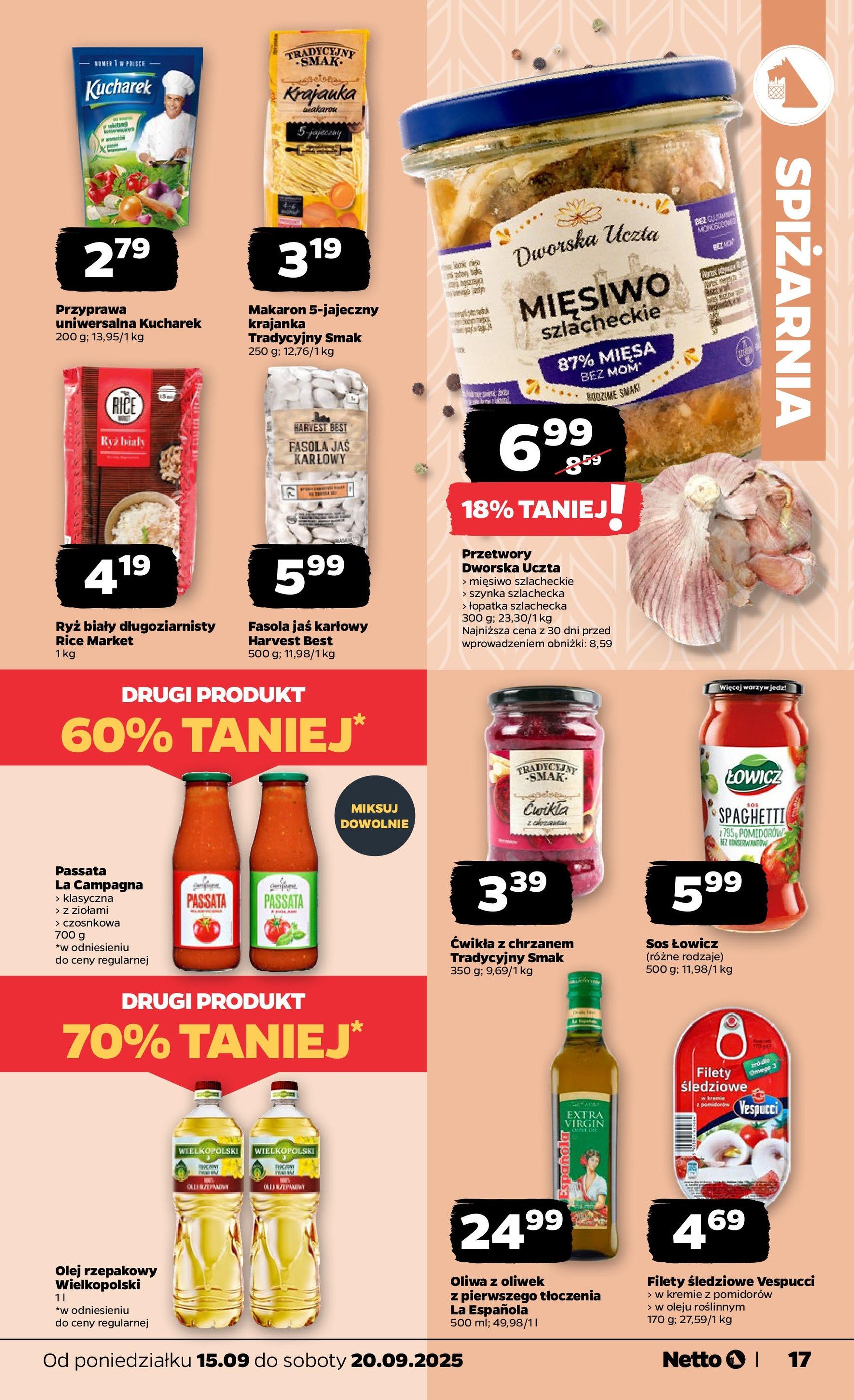 Netto gazetka - Spożywcza - ważny gazetka od 15.09.2025 strona 17 z 34 Netto gazetka - Spożywcza - ważny gazetka od 15.09.2025 strona 17 z 34