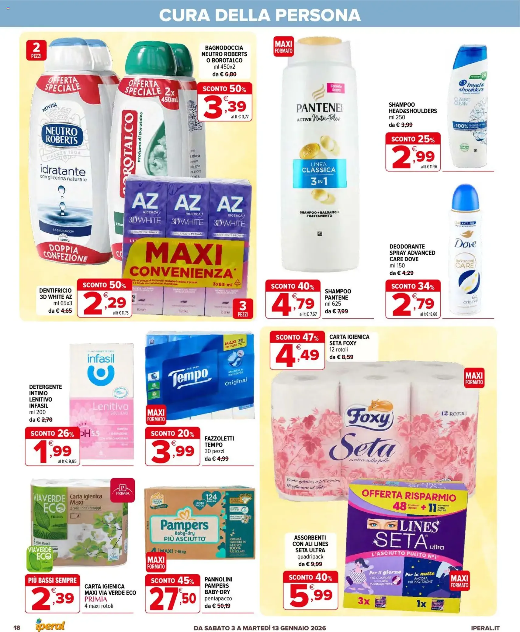 Volantino Iperal - volantino valido dal 03/01/2026 pagina 18 di 21