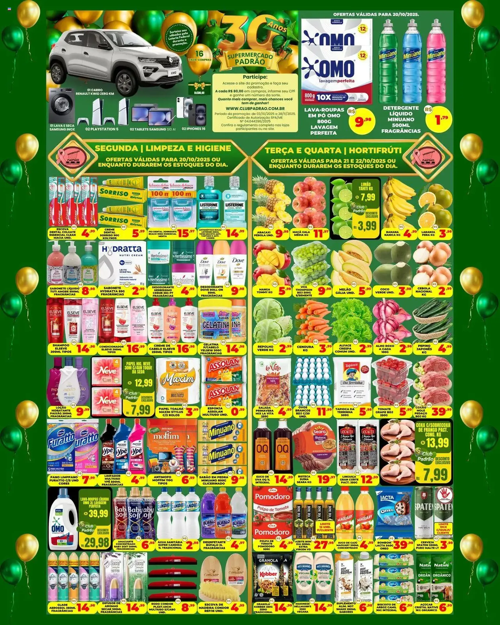 Supermercado Padrão - Ofertas da semana - folheto válido a partir de 20/10/2025 página 1 de 2