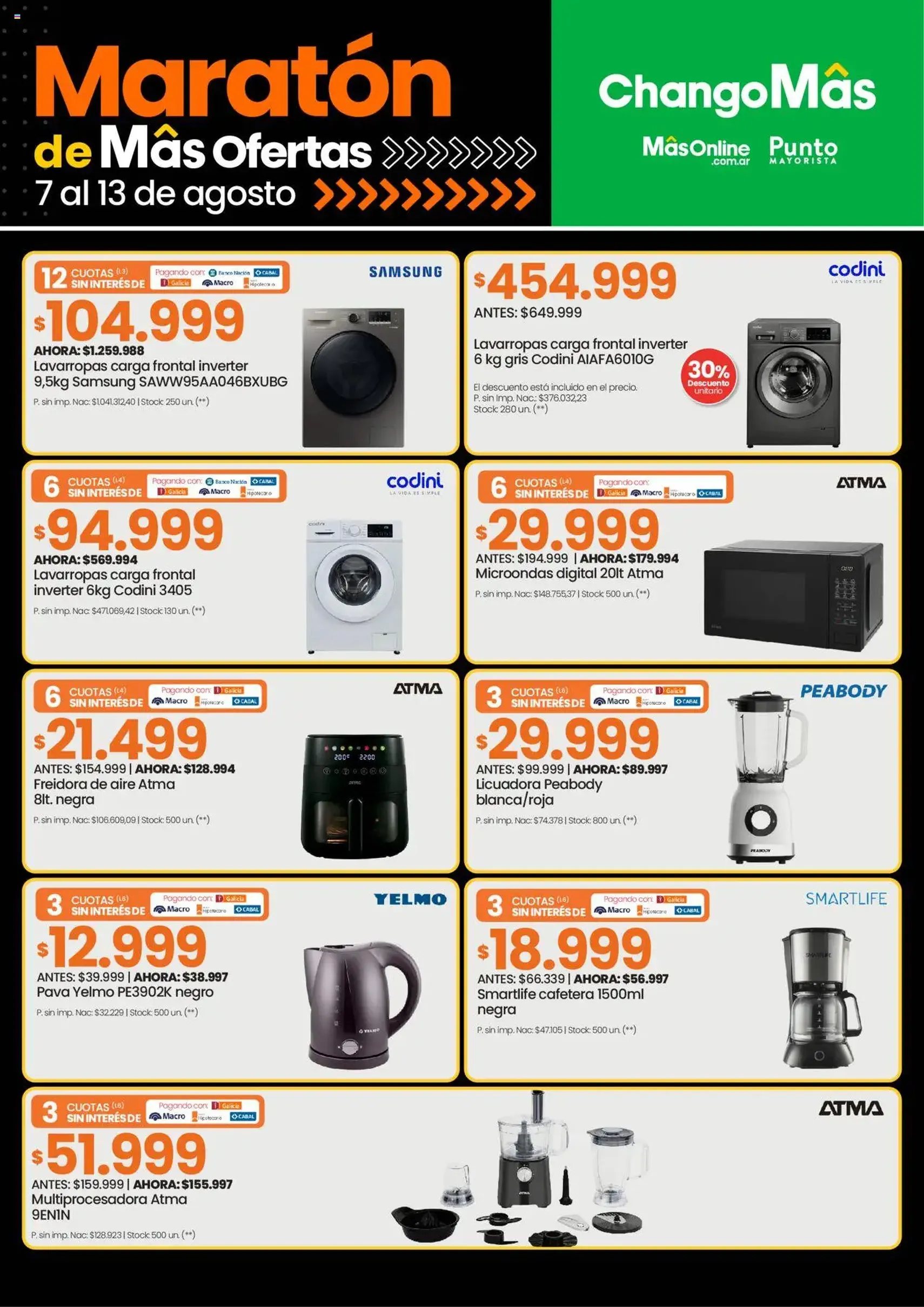 Changomas ofertas - folleto válido desde 07/08/2025 página 5 de 16 Changomas ofertas - folleto válido desde 07/08/2025 página 5 de 16