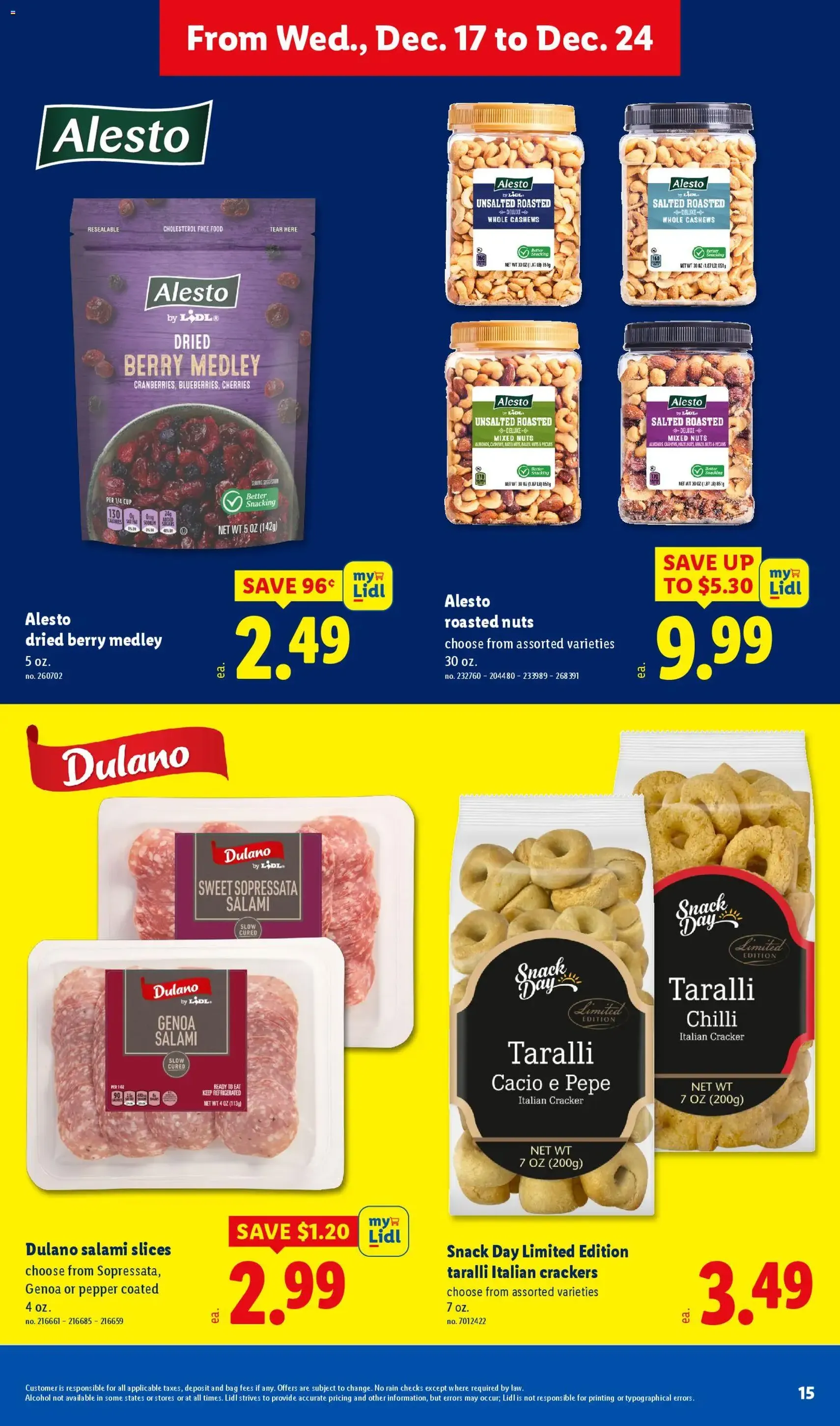 Lidl Weekly Ad - valid flyer from 12/17/2025, page 15 of 40
