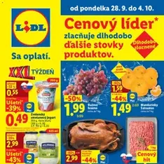 Lidl leták - náhľad letáku platný od 28.09.2026