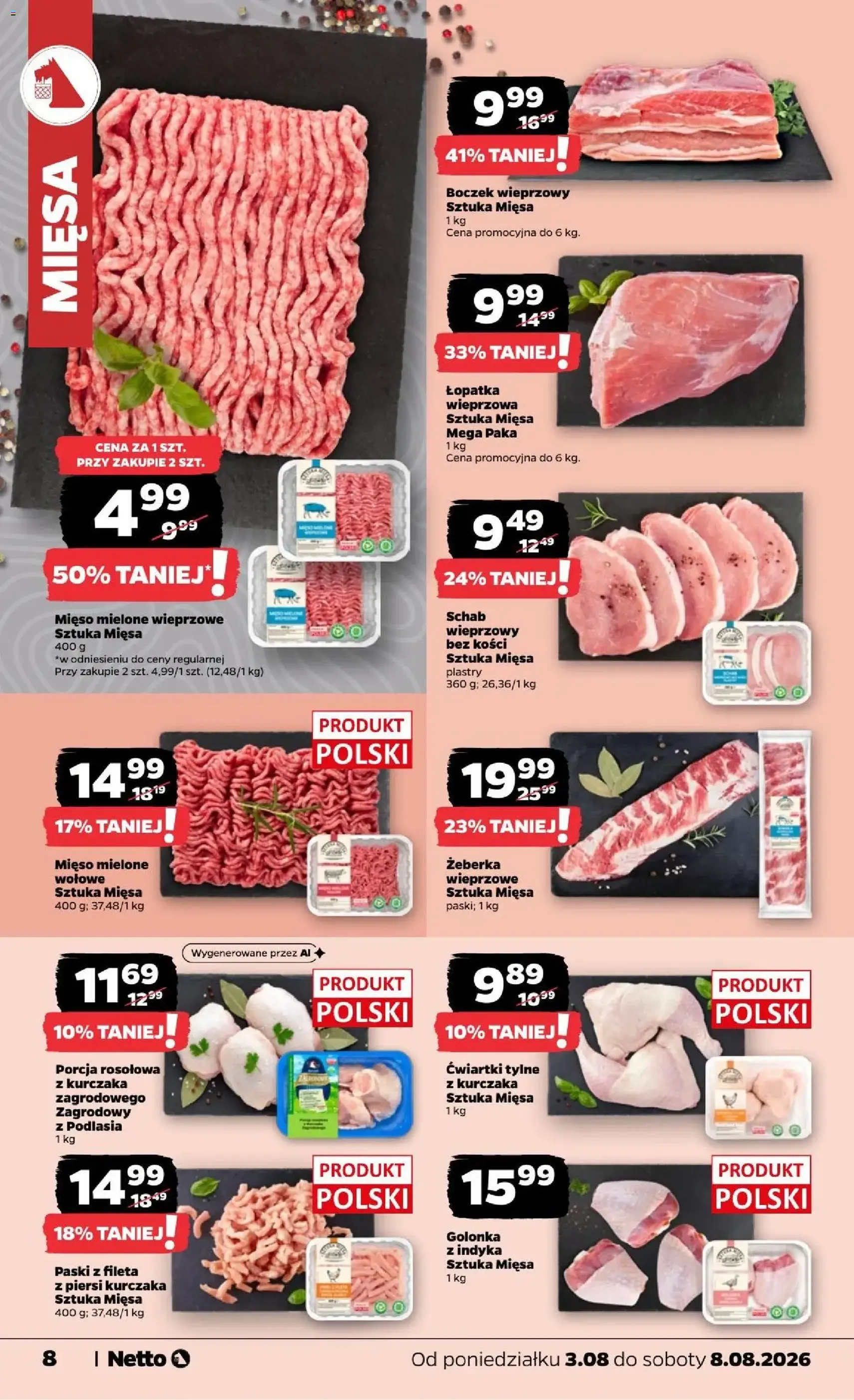 Netto gazetka od poniedziałku - ważny gazetka od 03.08.2026 strona 8 z 37
