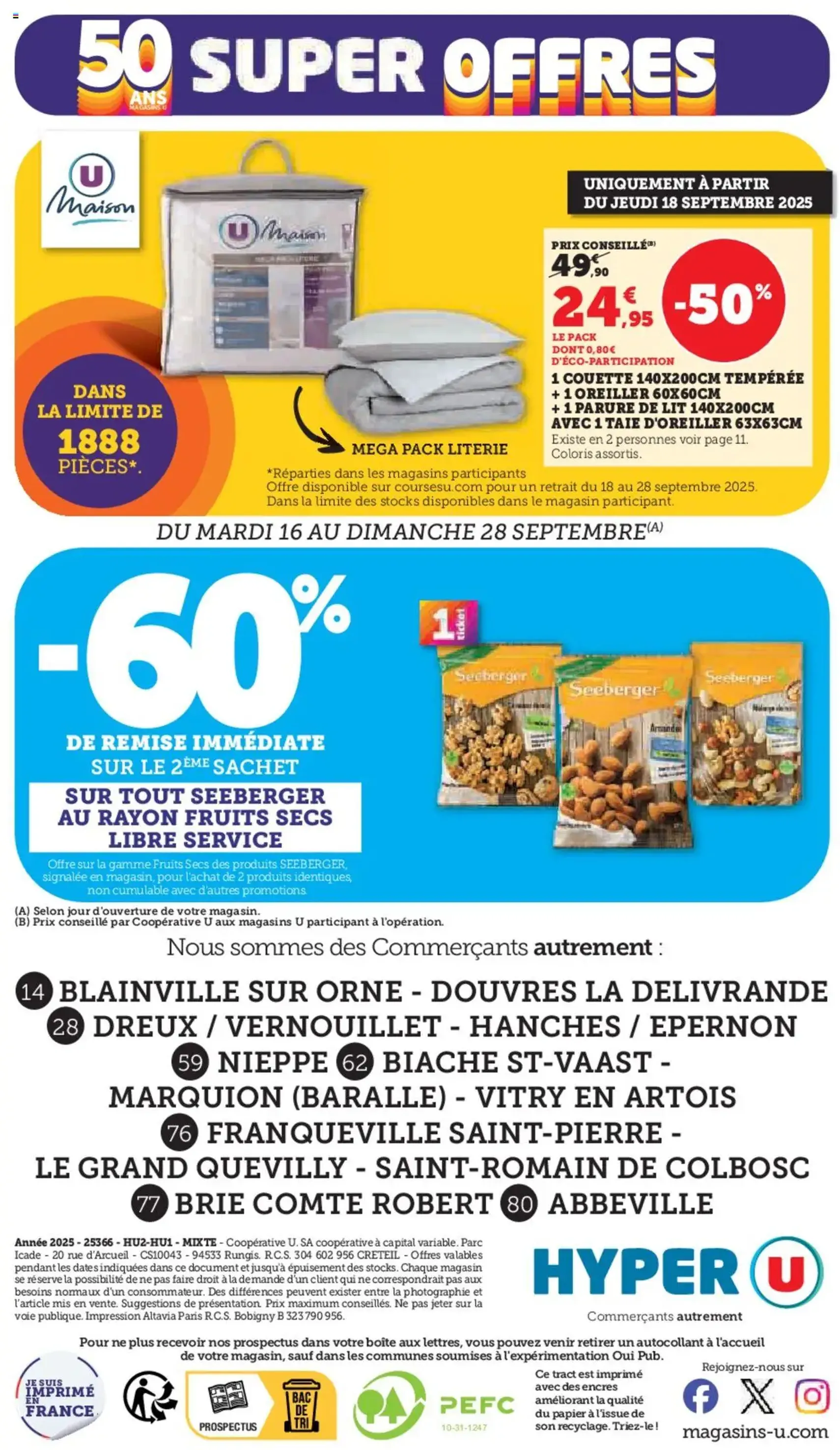 Hyper U catalogue - brochure valable à partir du 16/09/2025, page 44 sur 44 Hyper U catalogue - brochure valable à partir du 16/09/2025, page 44 sur 44