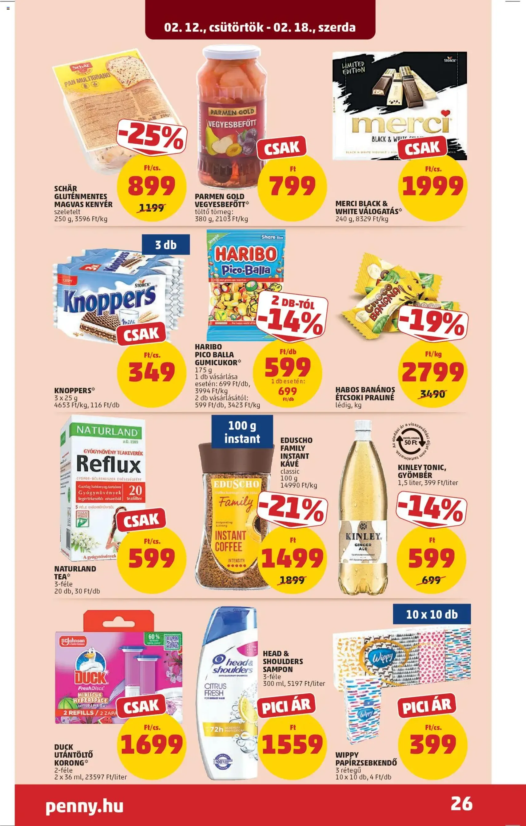 PENNY Akciós újság - 2026.02.12. érvényes szórólap 30 oldal 42 oldalból
