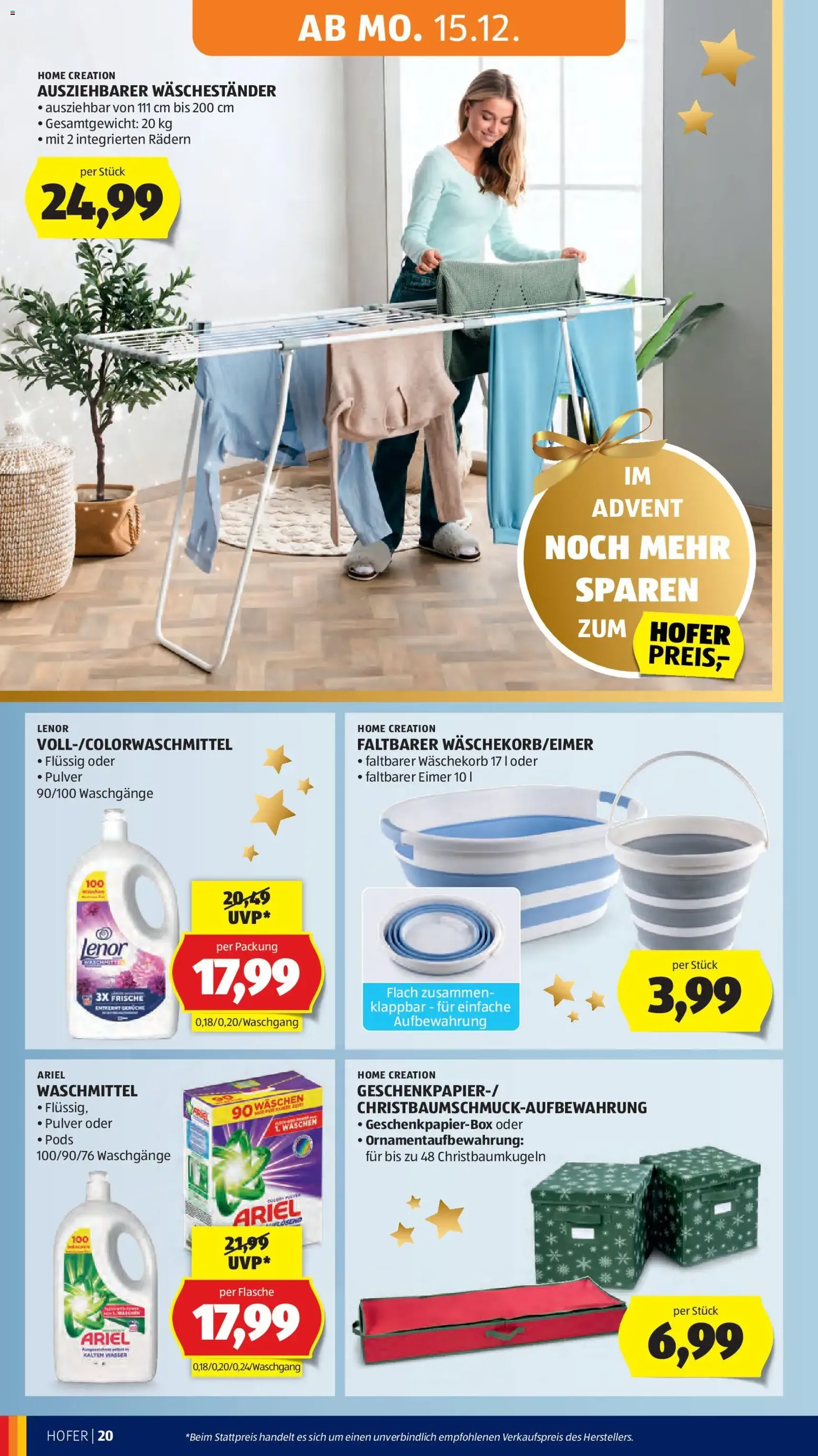 Hofer Flugblatt - Gültiger Prospekt ab 12.12.2025, Seite 32 von insgesamt 53