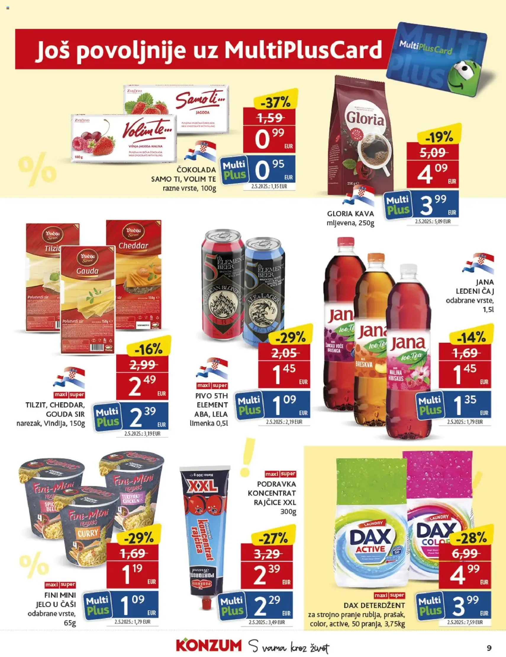 Konzum HR Akciós újság - 2025.10.29. érvényes szórólap 9 oldal 56 oldalból