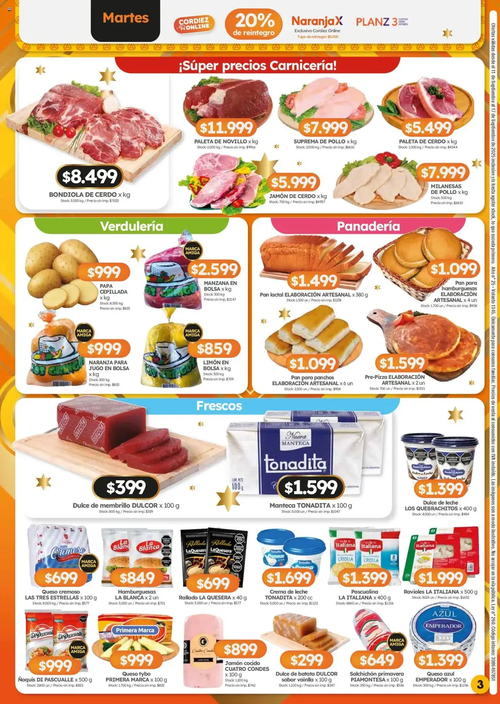 Cordiez - Ofertas - folleto válido desde 11/09/2025 página 3 de 8