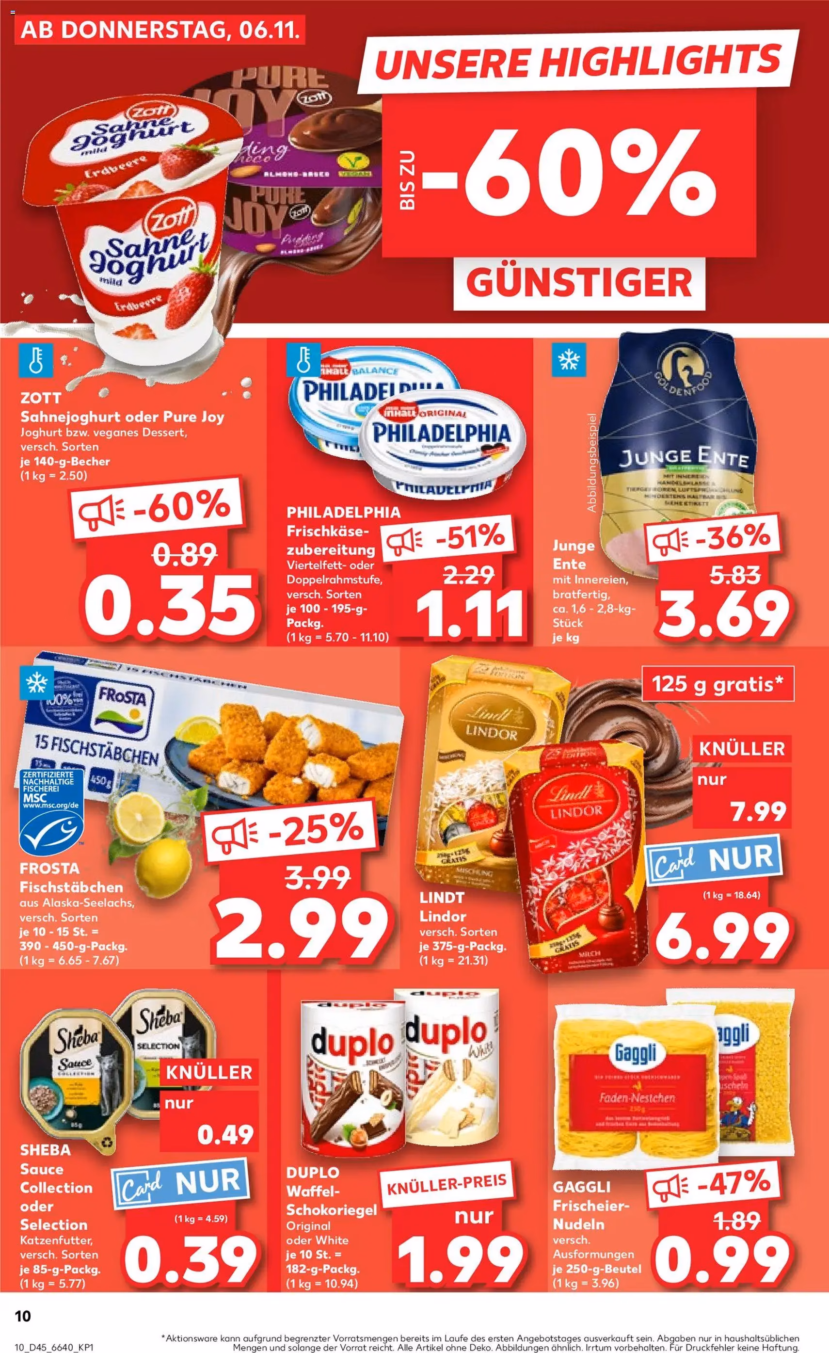 Kaufland Prospekt - Gültiger Prospekt ab 06.11.2025, Seite 10 von insgesamt 64