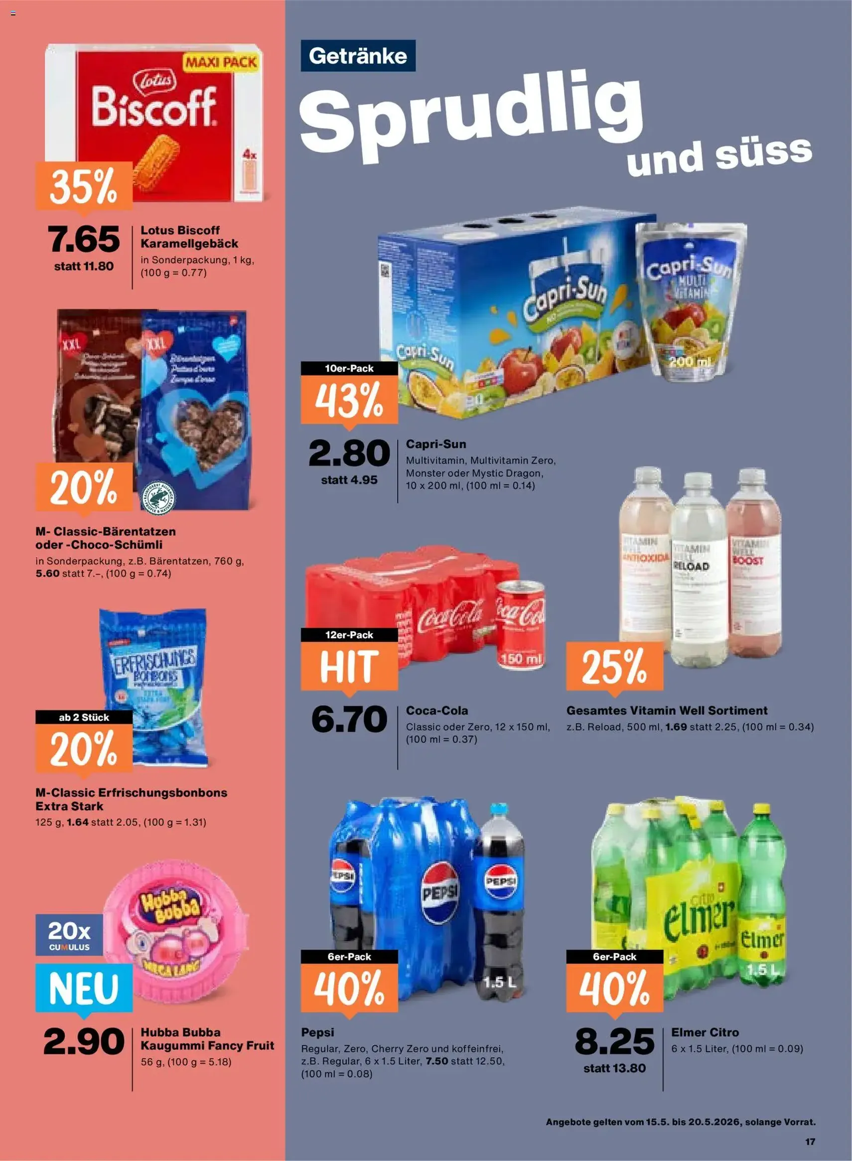 Migros aktionen - Gültiger Prospekt ab 15.05.2026, Seite 17 von insgesamt 24