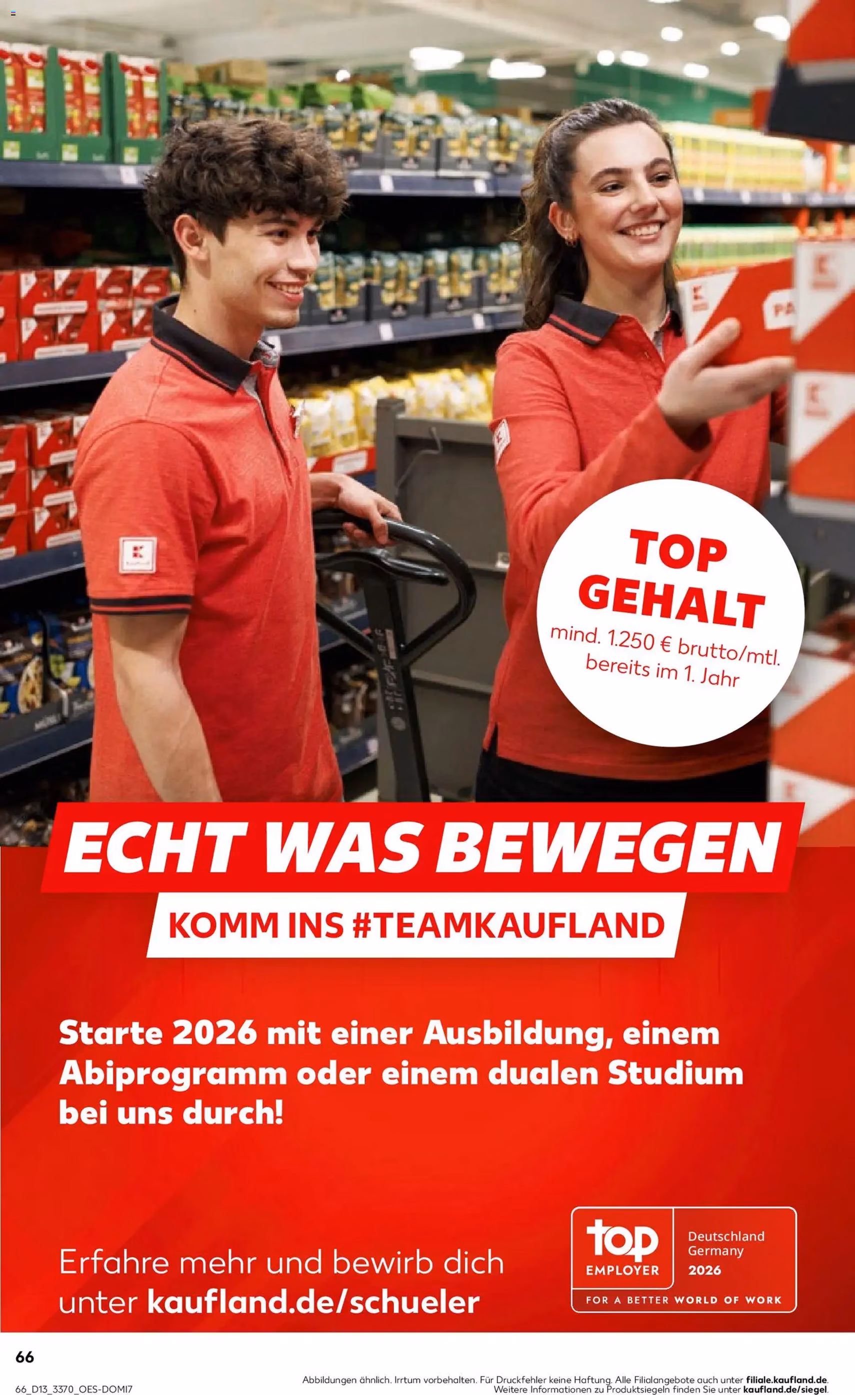 Kaufland Prospekt - Gültiger Prospekt ab 26.03.2026, Seite 66 von insgesamt 68