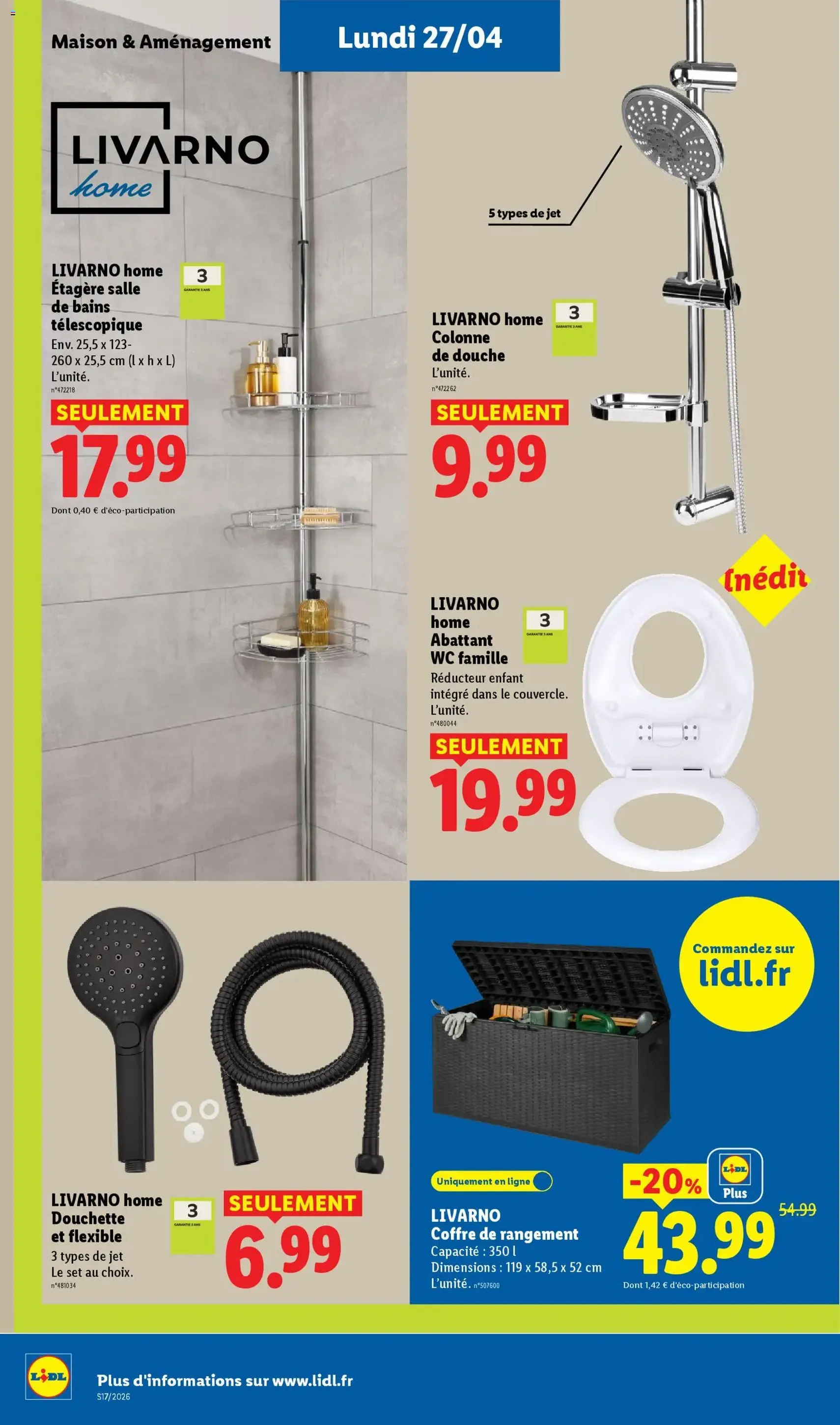 LIDL catalogue - brochure valable à partir du 23/04/2026, page 50 sur 70