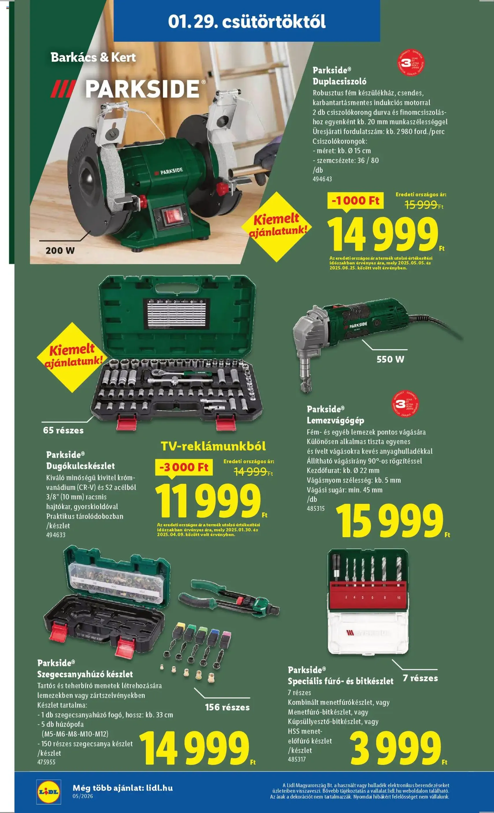 Lidl Akciós újság - 2026.01.29. érvényes szórólap 24 oldal 54 oldalból