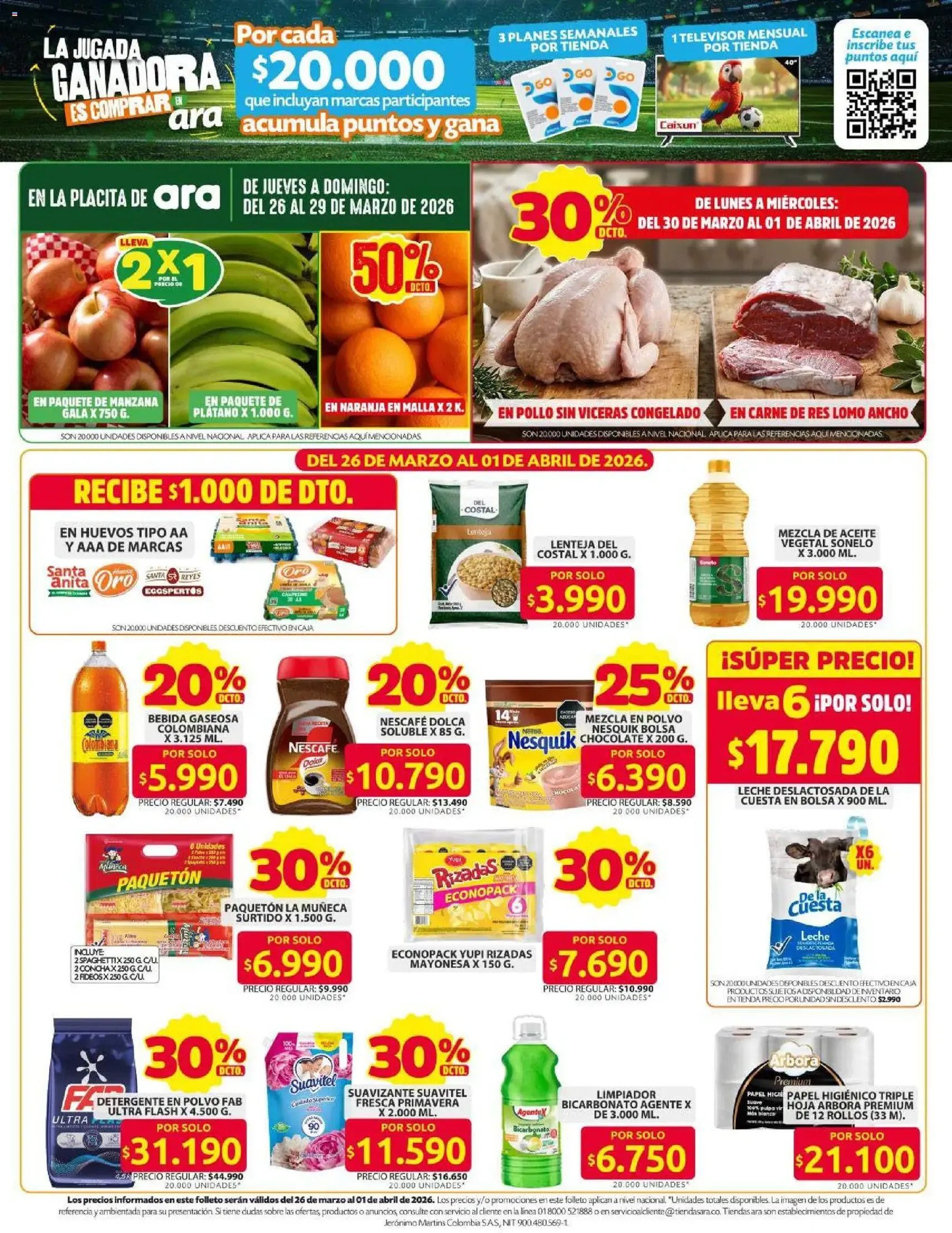 Ara catálogo - La jugada ganador - folleto válido desde 19/03/2026 página 3 de 12
