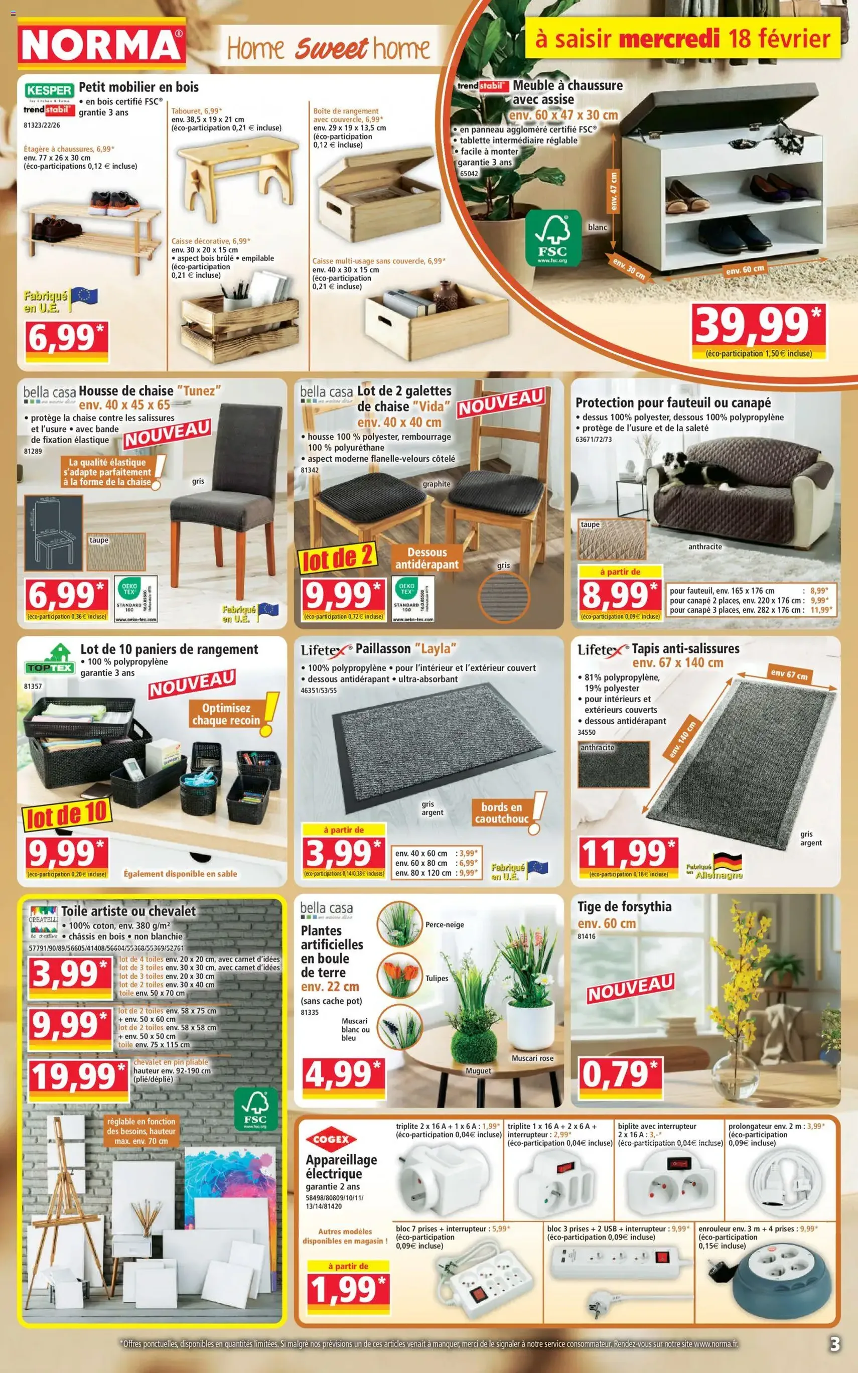 Norma catalogue - brochure valable à partir du 18/02/2026, page 3 sur 14