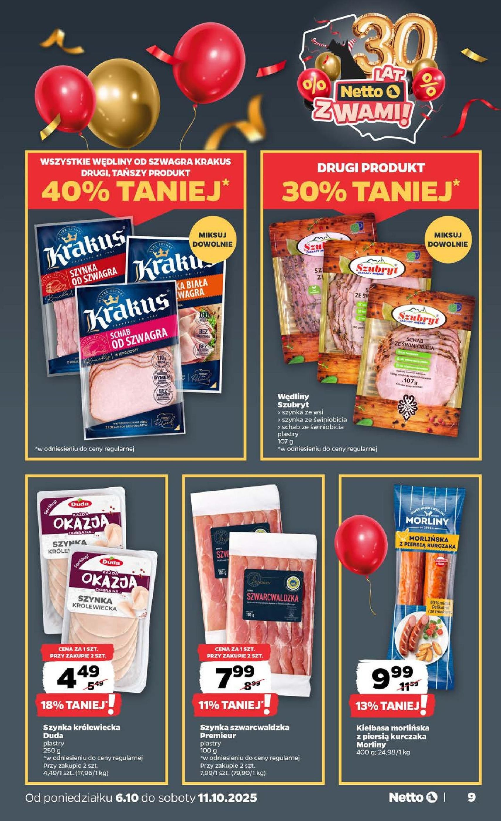 Netto gazetka - Spożywcza - ważny gazetka od 06.10.2025 strona 9 z 34